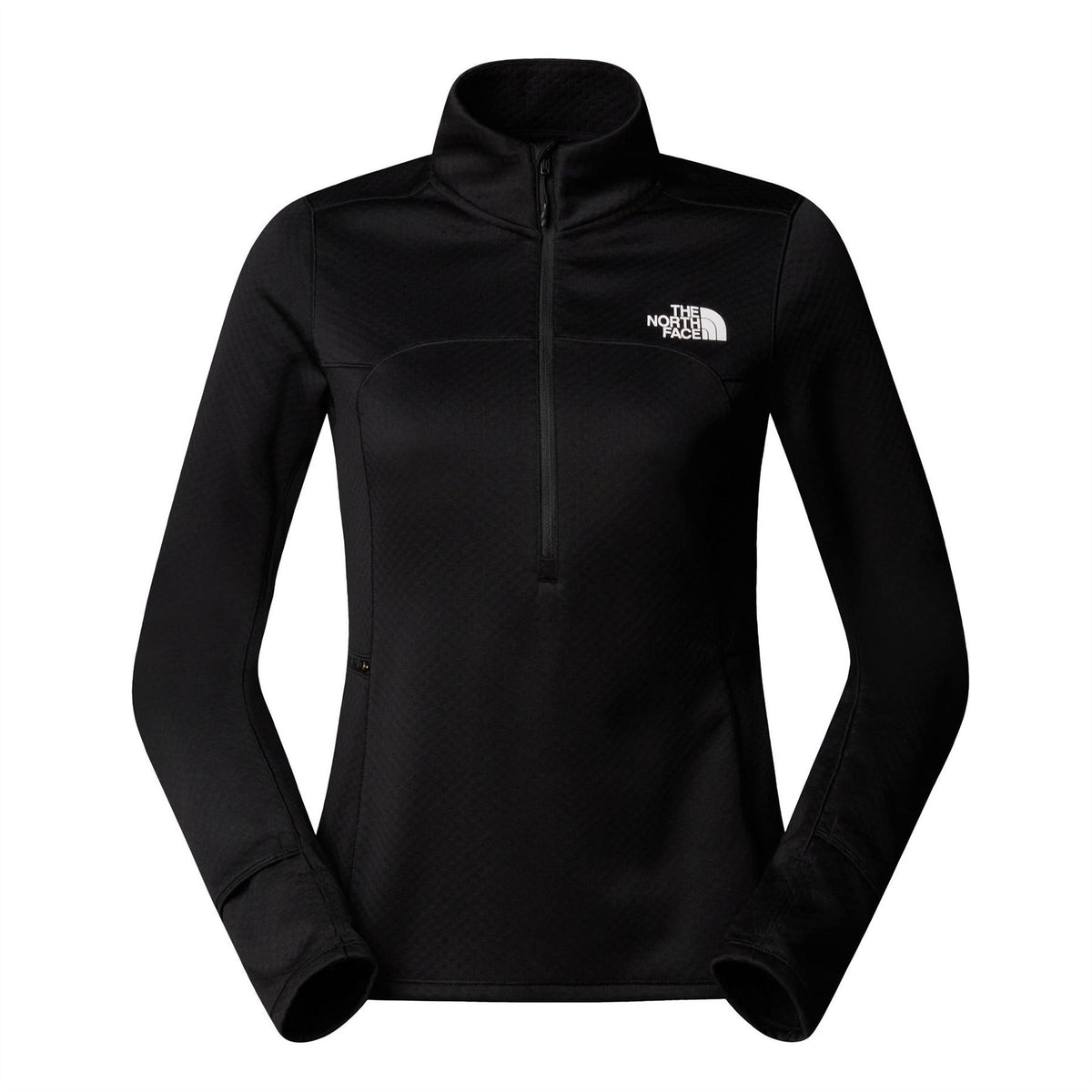 The North Face Sunriser 1 4 Zip Long Sleeve Slim Fit Running Top