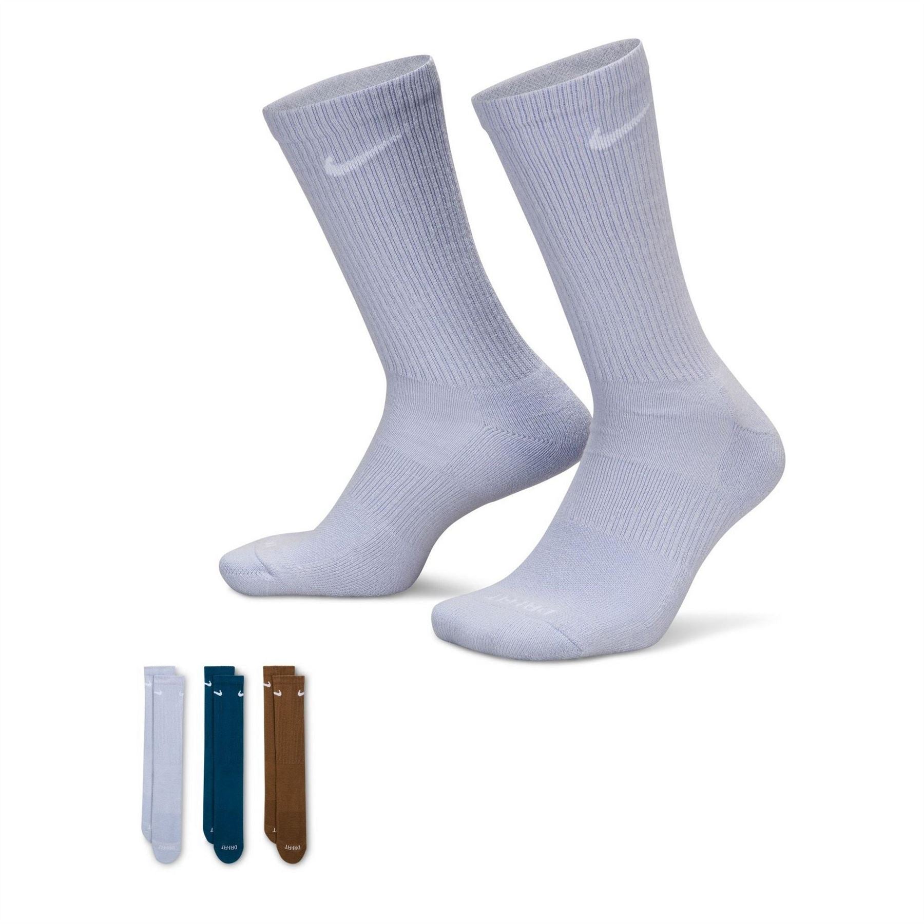 Nike 3 Pack Crew Socks Mens