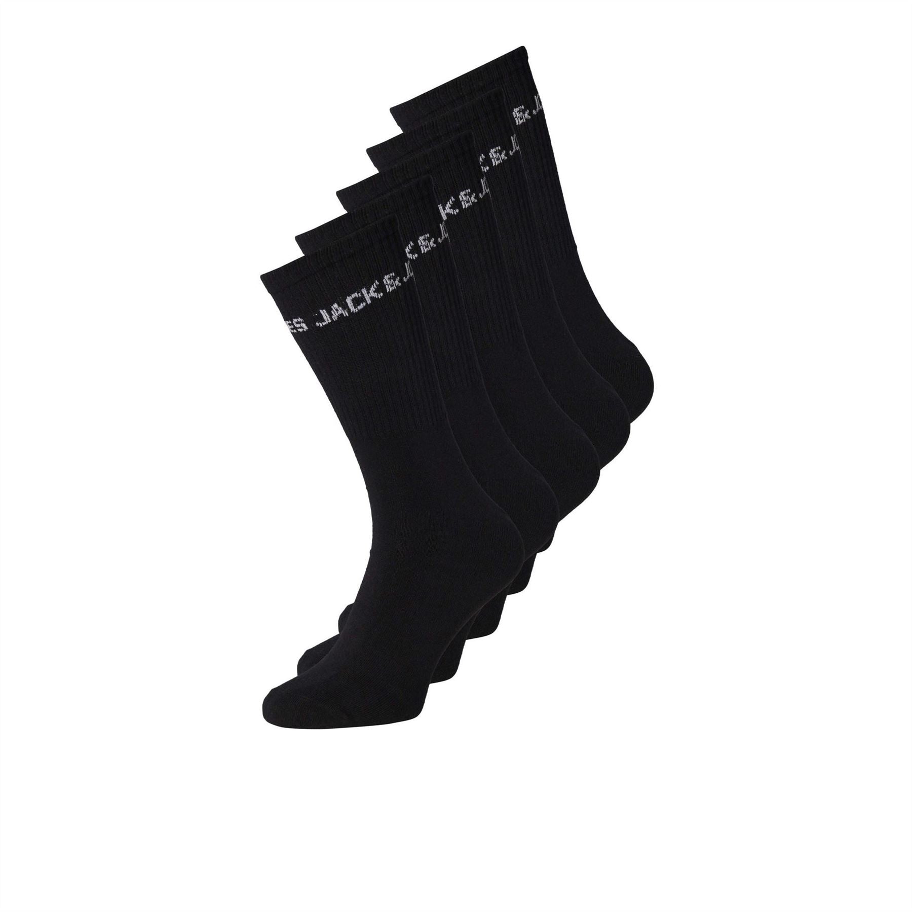 Jack and Jones Logo Cotton Crew Socks