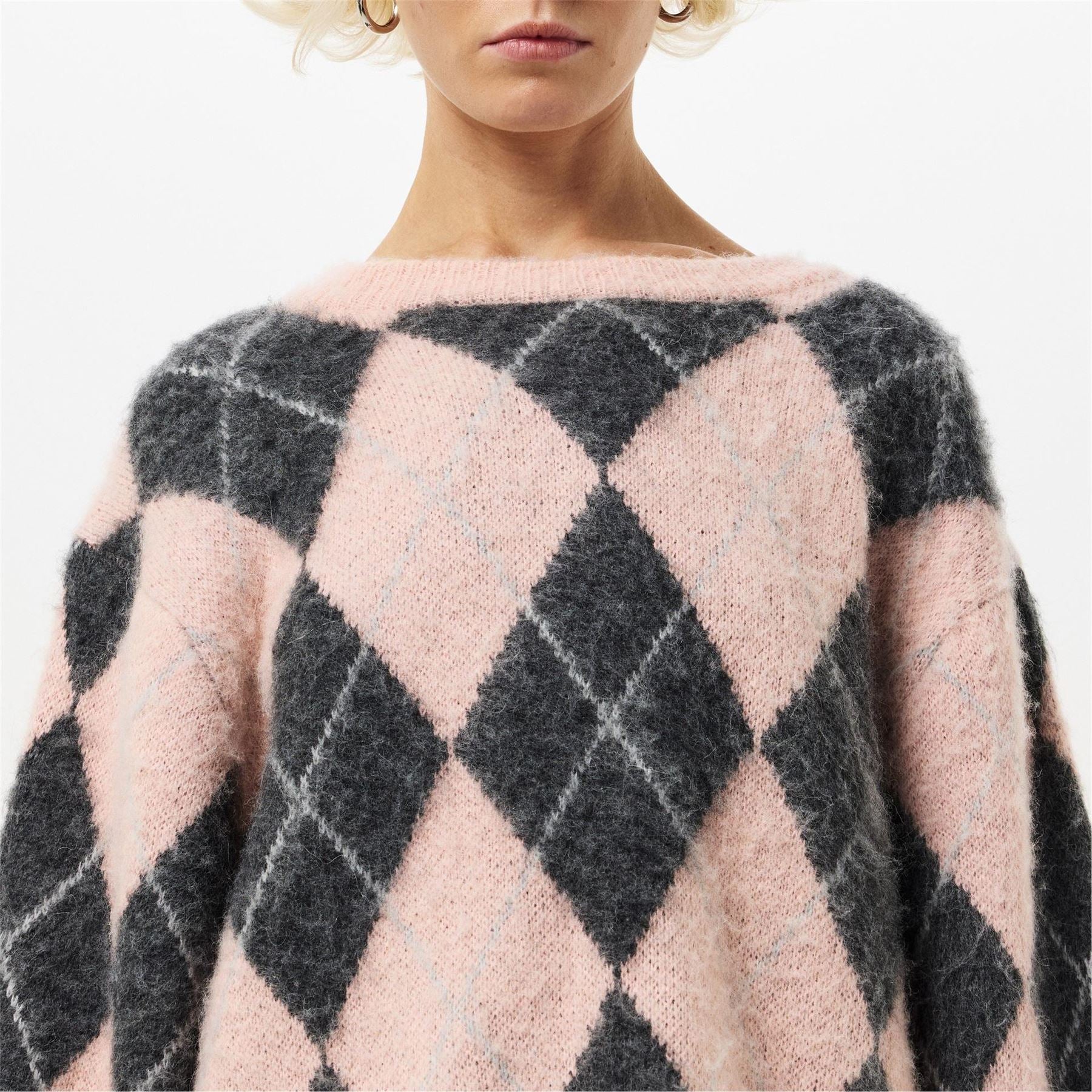 Edited Harriet Crew Neck Long Sleeve Drop Shoulder Sweater