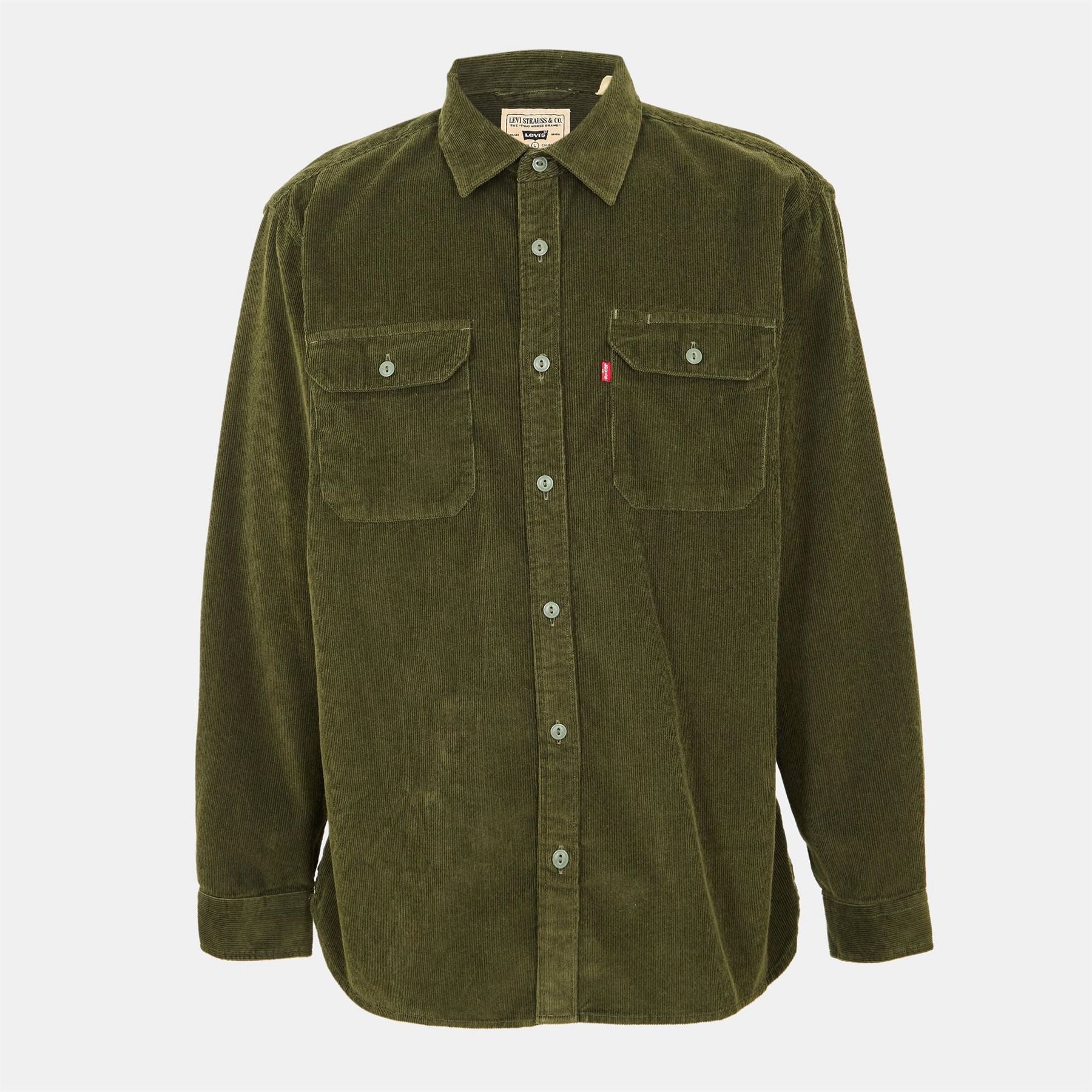 Levis Collared Neck Long Sleeve Regular Fit Shirt