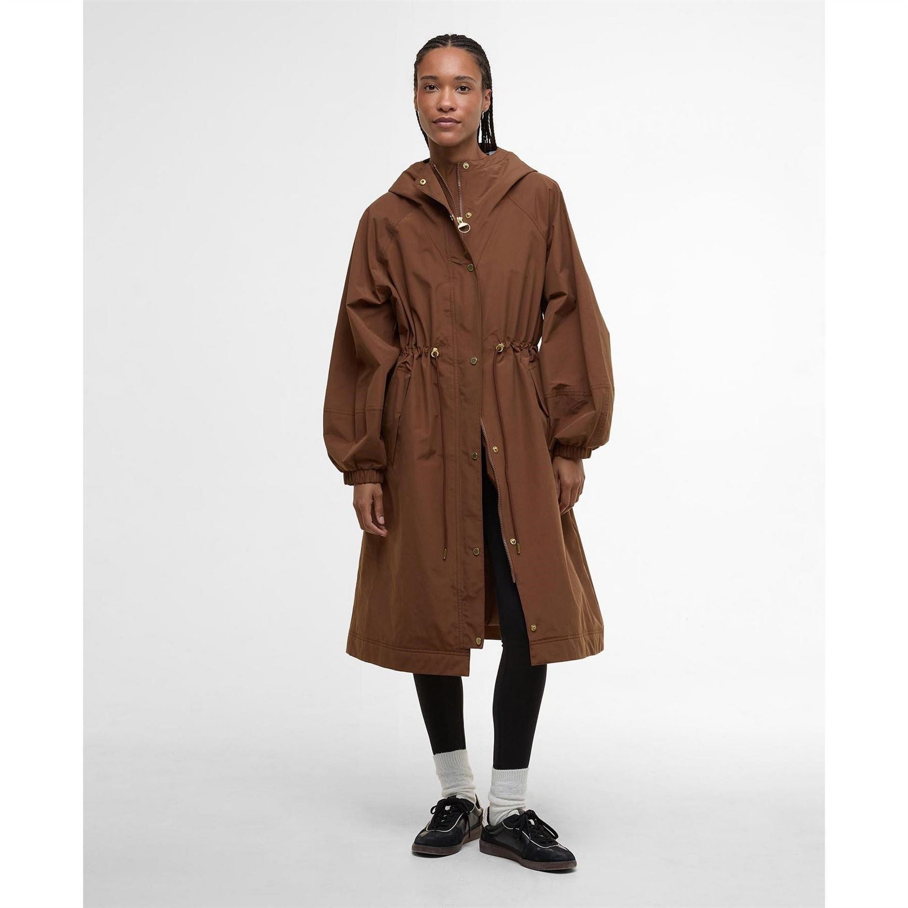 Barbour Sidney Waterproof Long Sleeve Hooded Rain Anorak