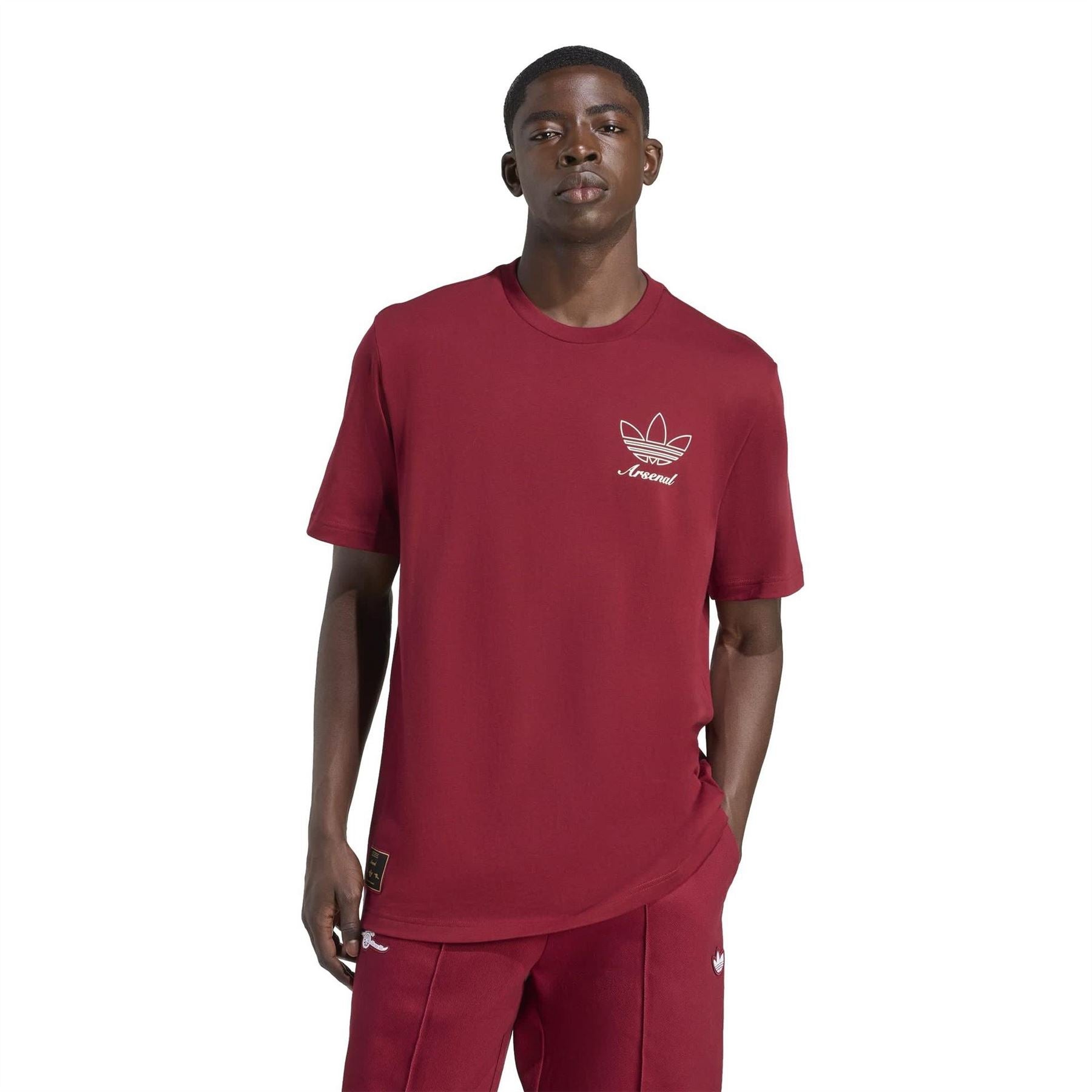 adidas Mens Arsenal Terrace Icons Graphic T-Shirt