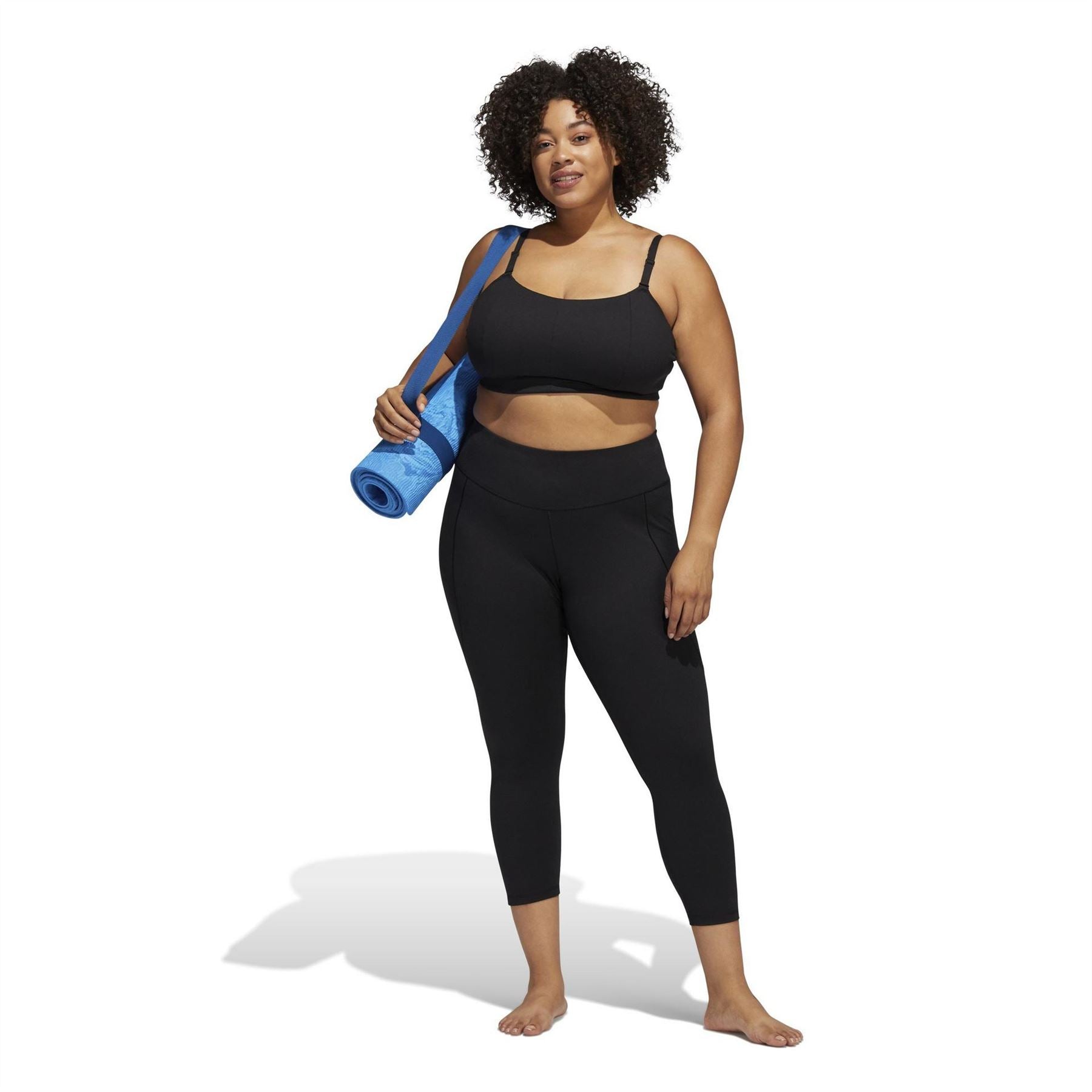 adidas Womens Studio 7 8 Leggings Plus Size