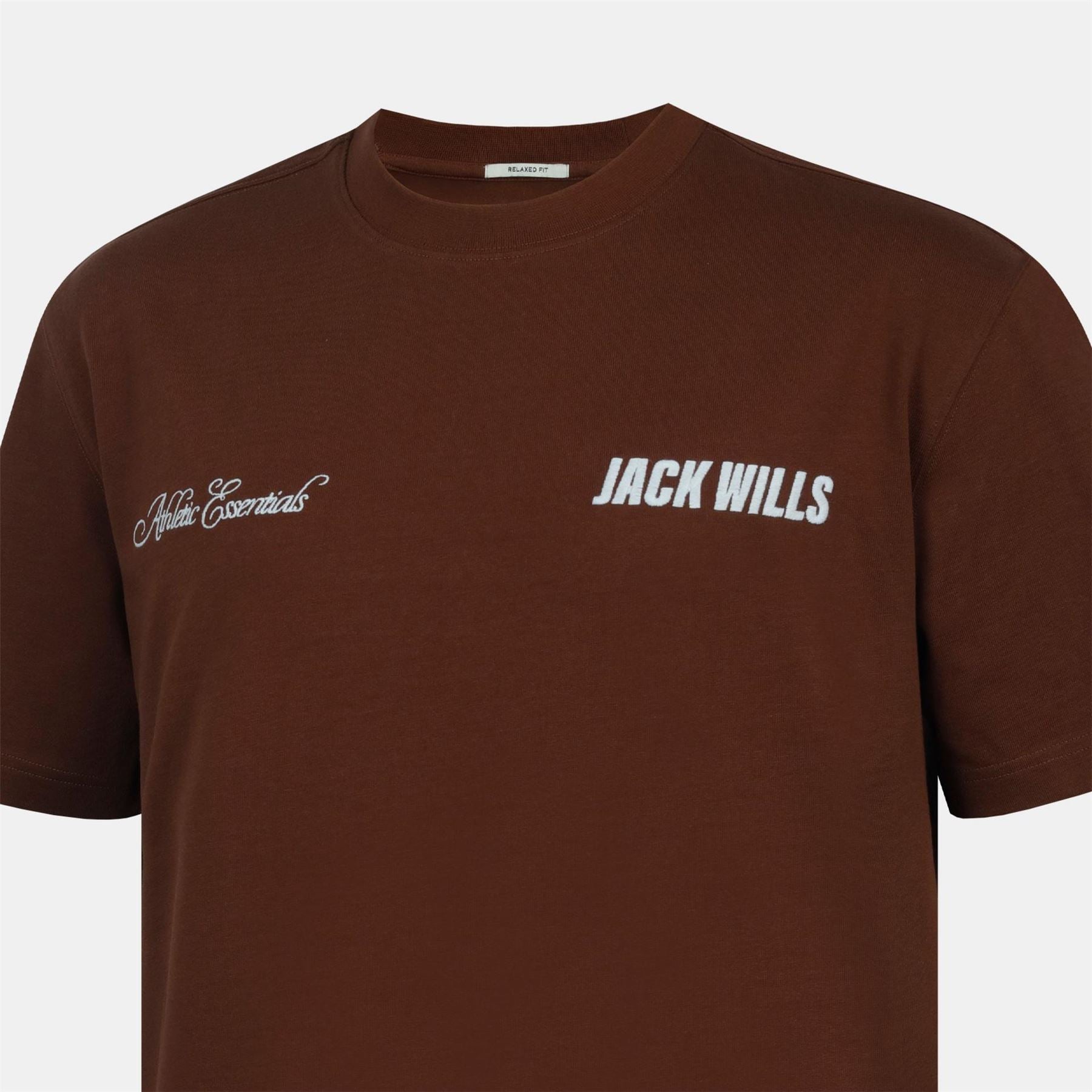 Jack Wills Script Mix Cotton Short Sleeve Oversized T-Shirt