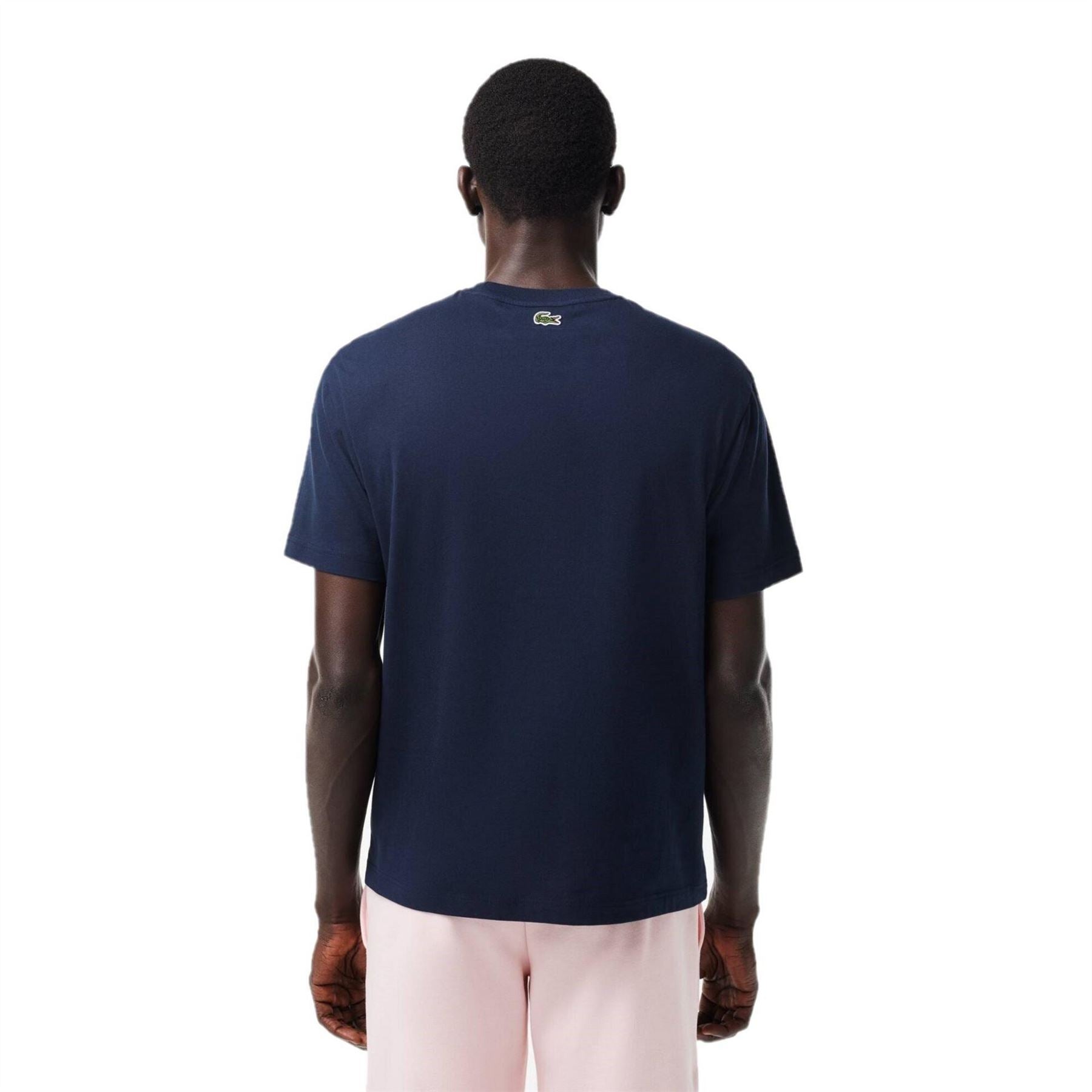 Lacoste Color Block Crew Neck Regular Fit T-Shirt
