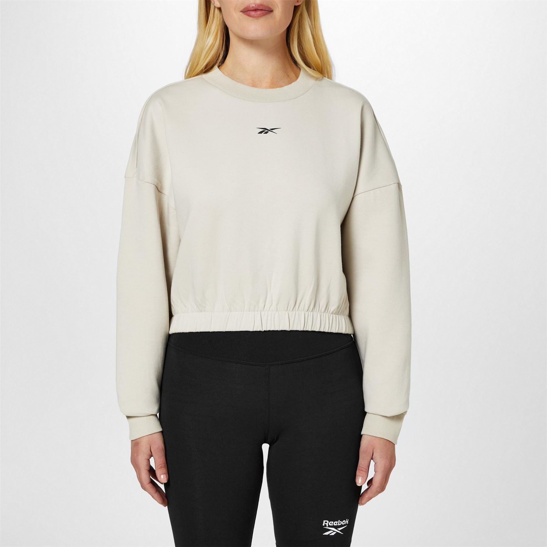 Reebok Dreamblend Cotton Long Sleeve Performance Gym Top