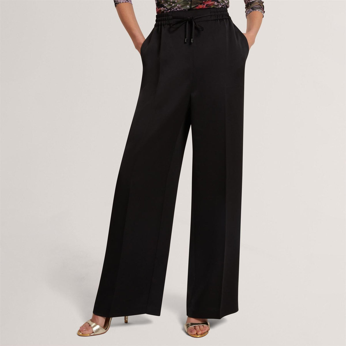 Ted Baker Satin Wide Leg Trouser