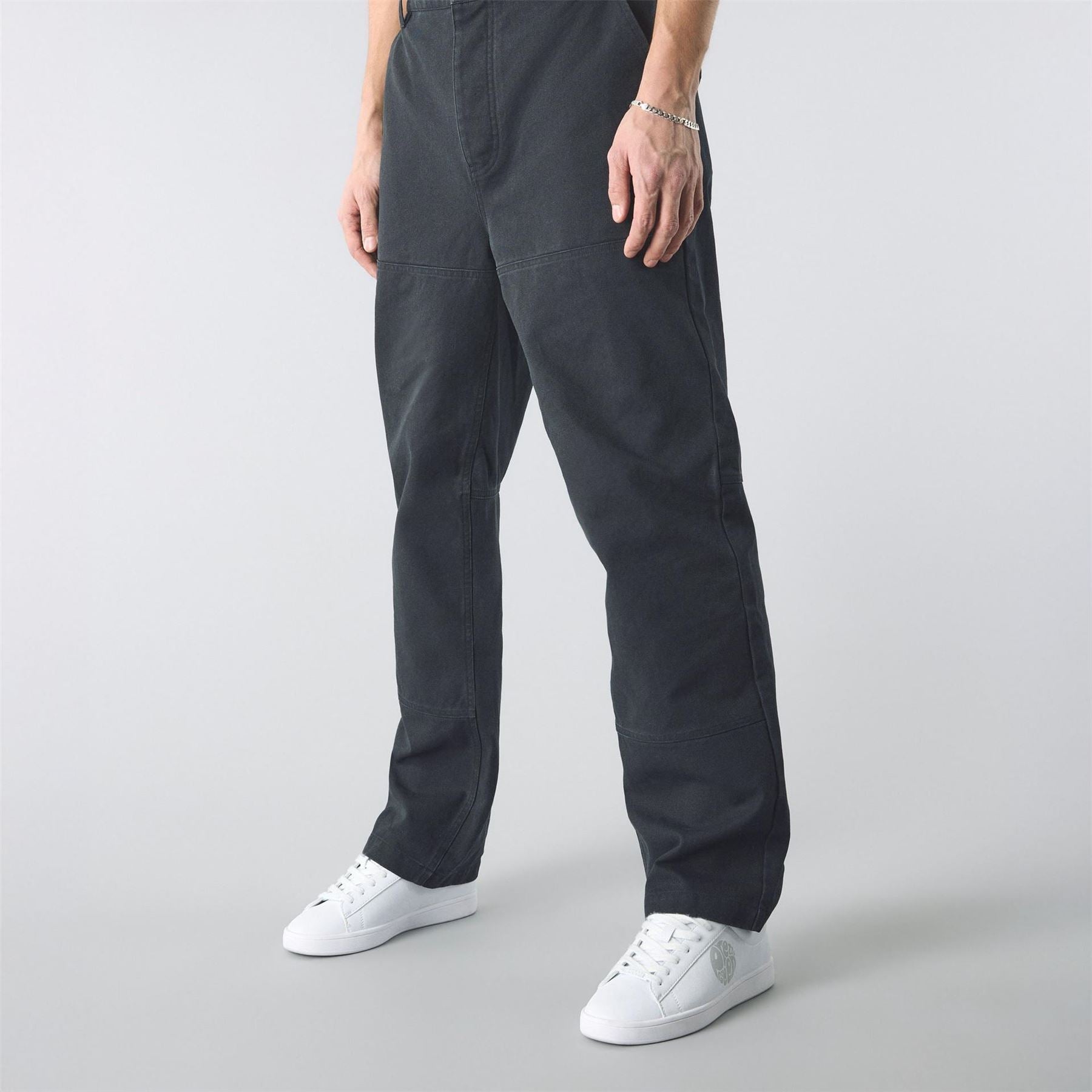 Pretty Green Front Pocket Straight Cargo Trousers