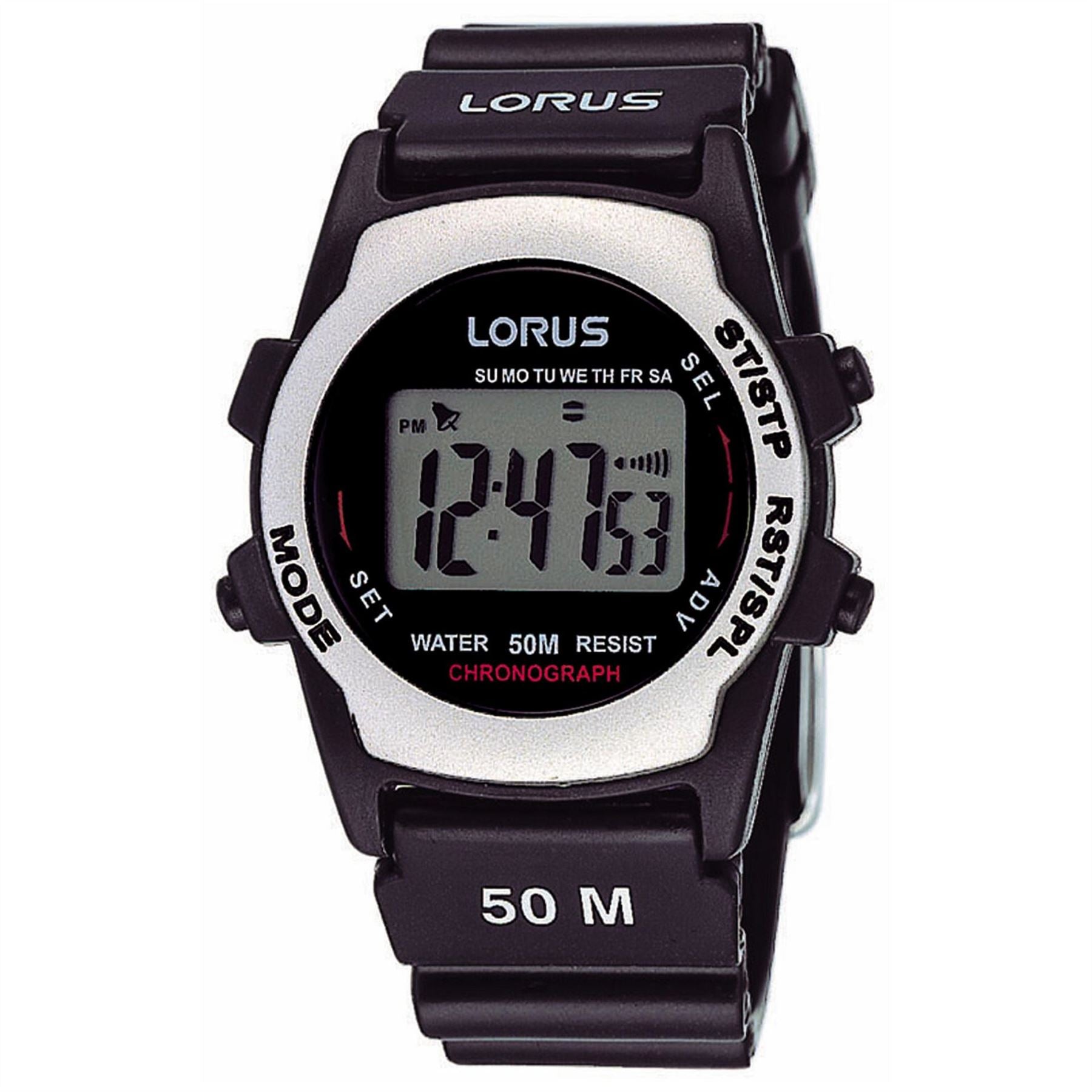 Lorus Digital Rubber Strap Digital Watch