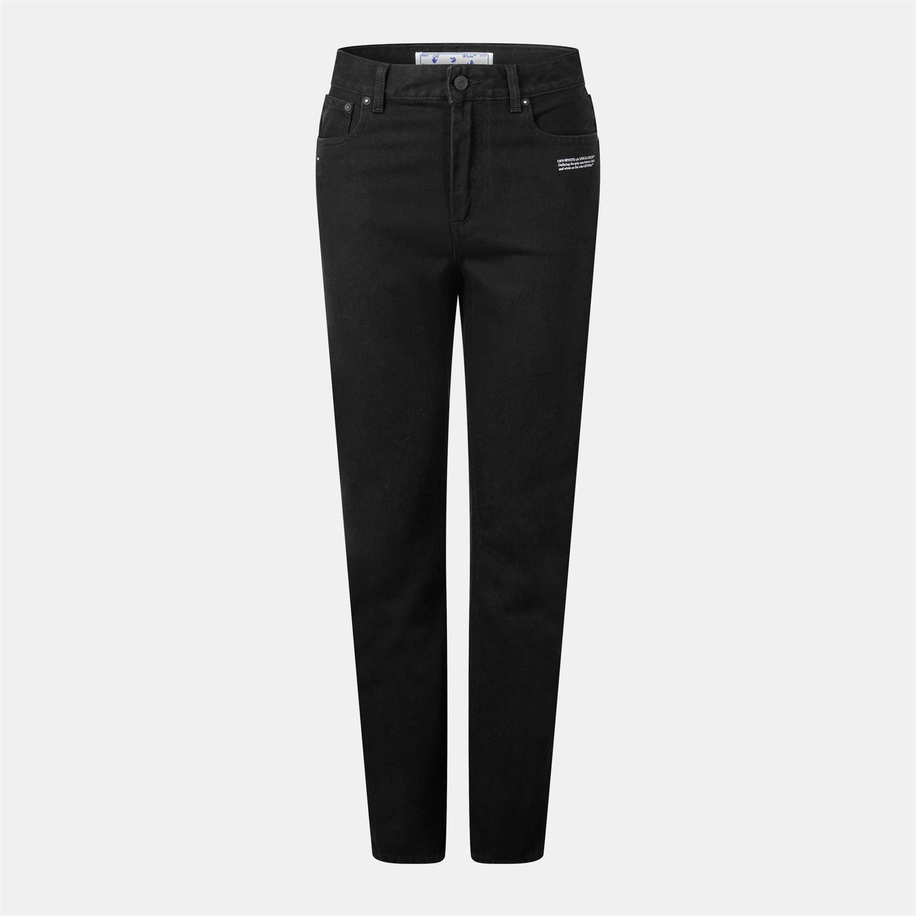 Off White Large Straight Denim Jeans