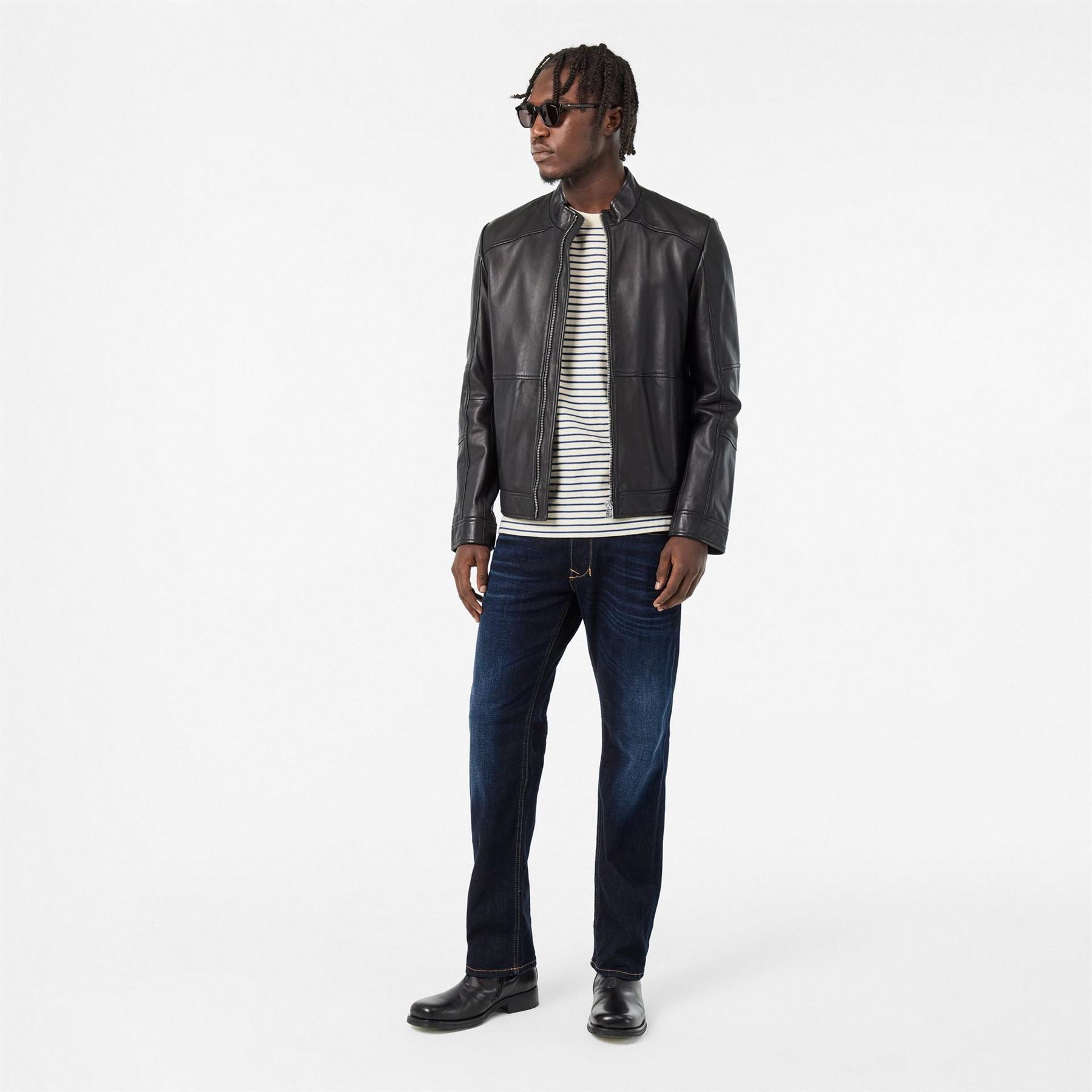 Diesel Larkee Five Pocket Straight Leg Jeans