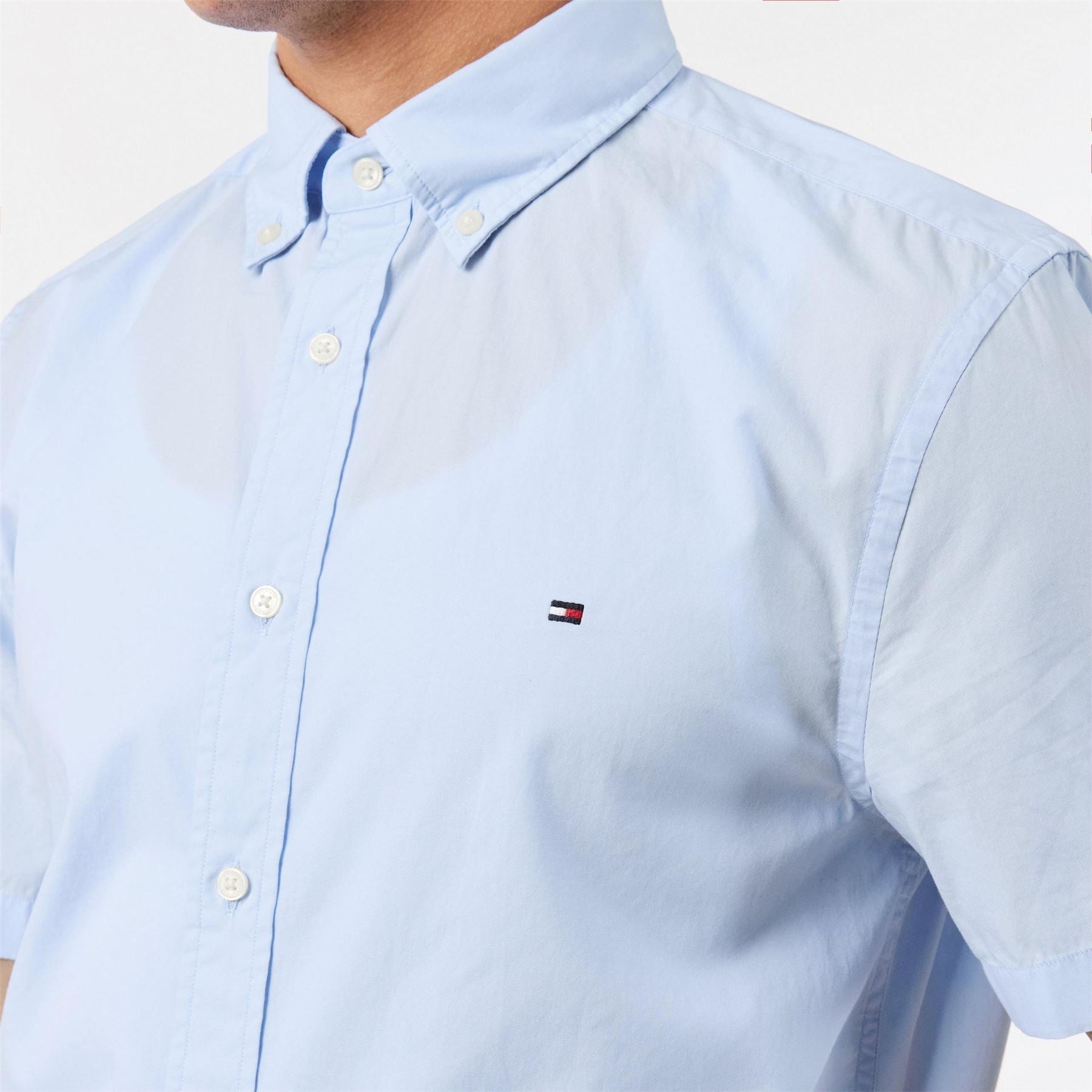 Tommy Hilfiger Poplin Regular Fit Button Down Collar Shirt