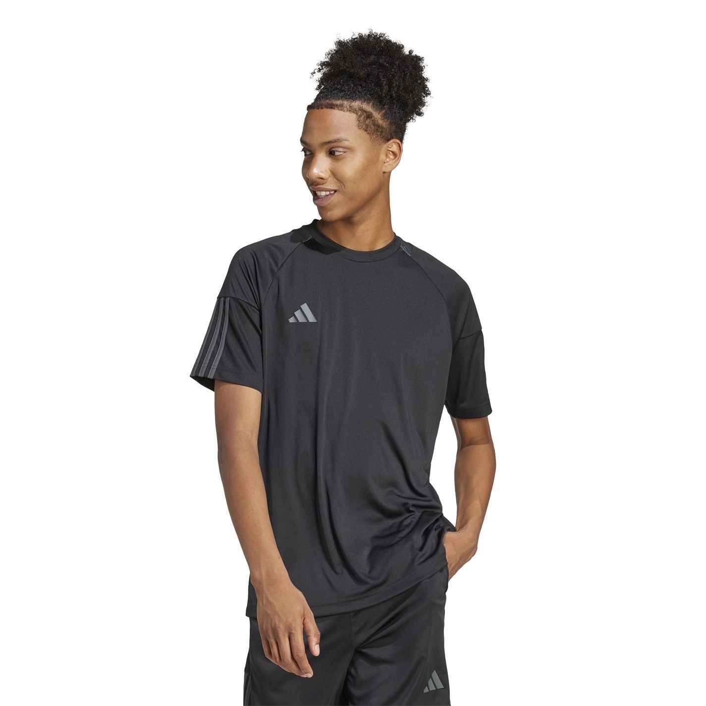 adidas Mens Classic 3 Stripe Sereno T-Shirt