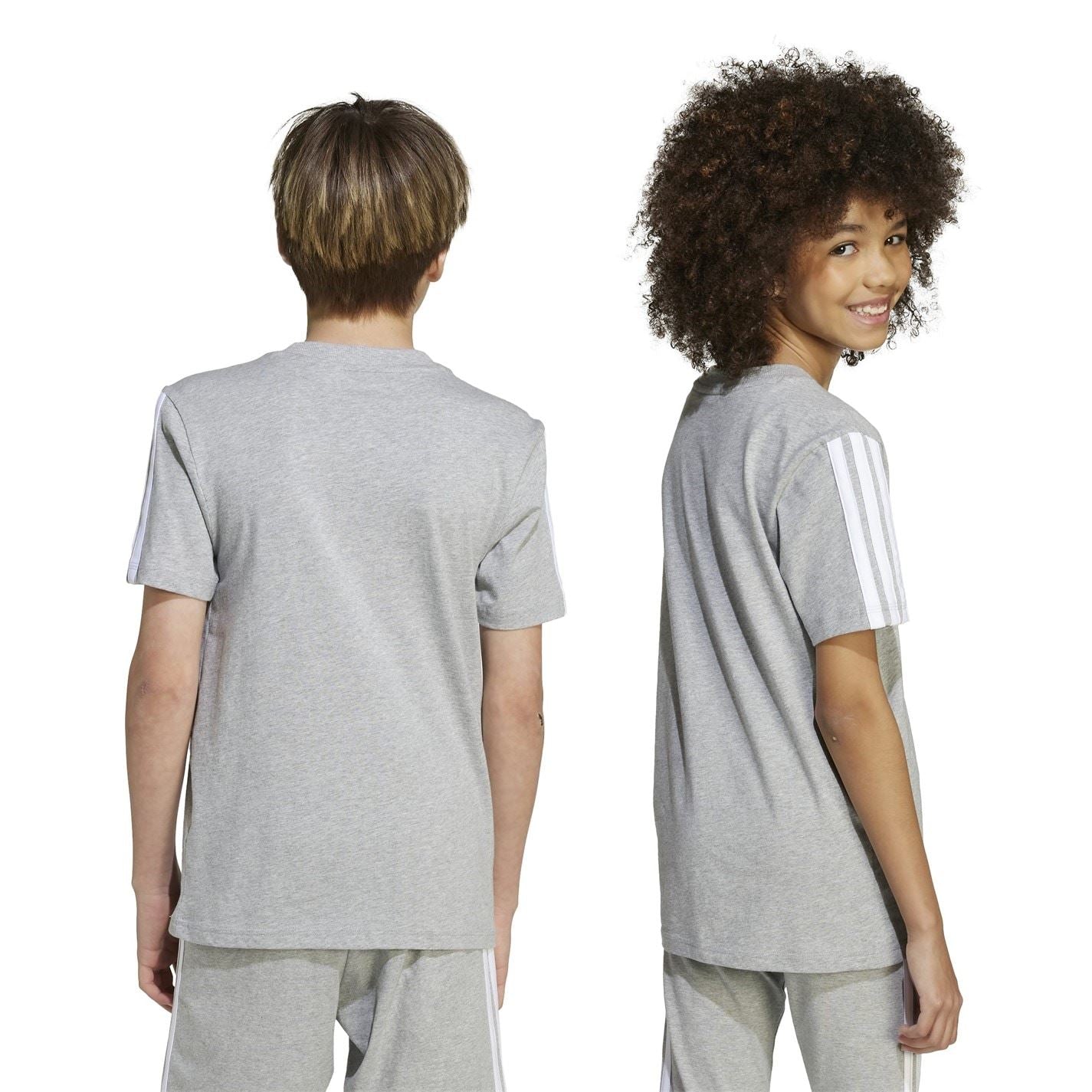 adidas 3 Stripe Essentials T-Shirt Junior