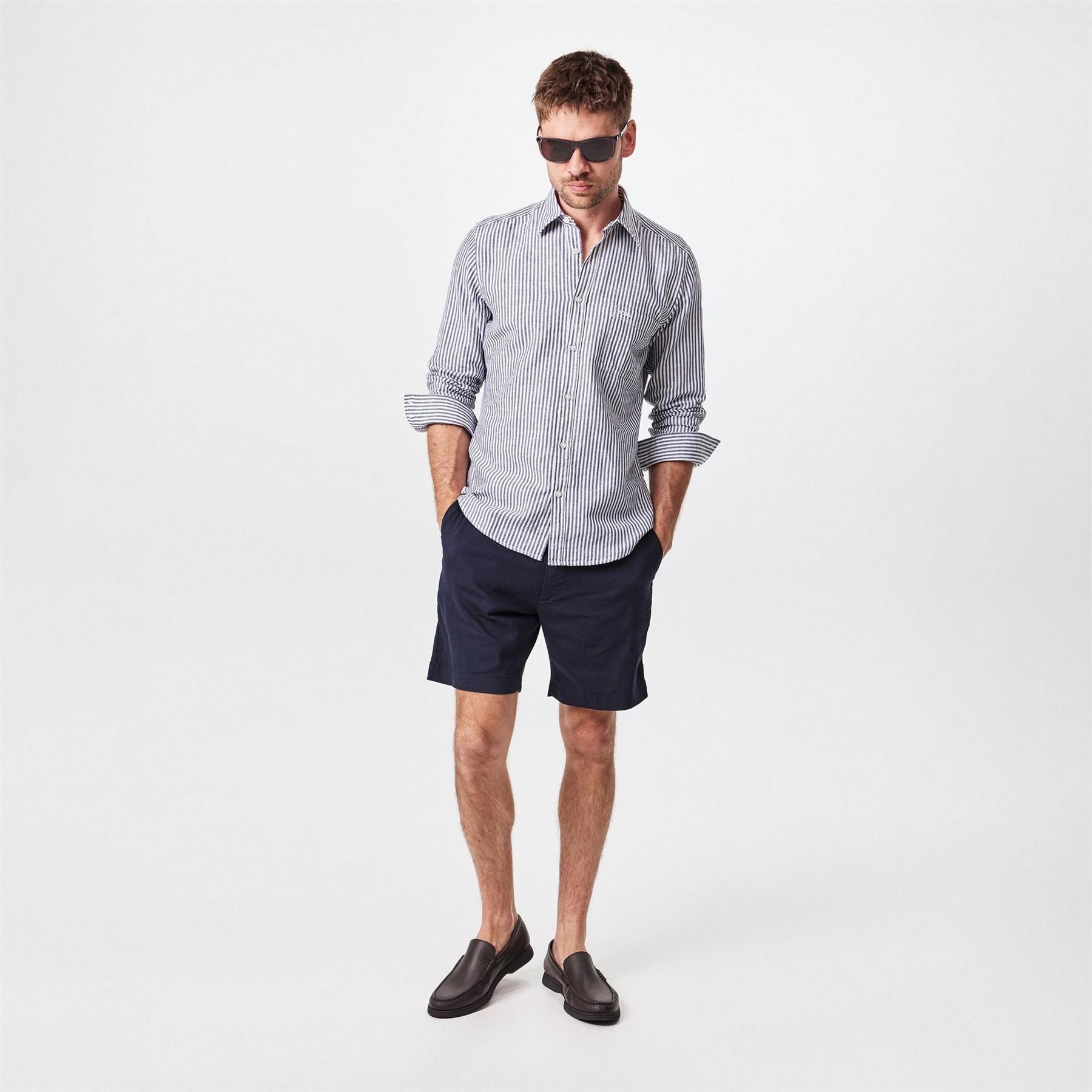 Boss Lightweight Mid Length Chino Shorts