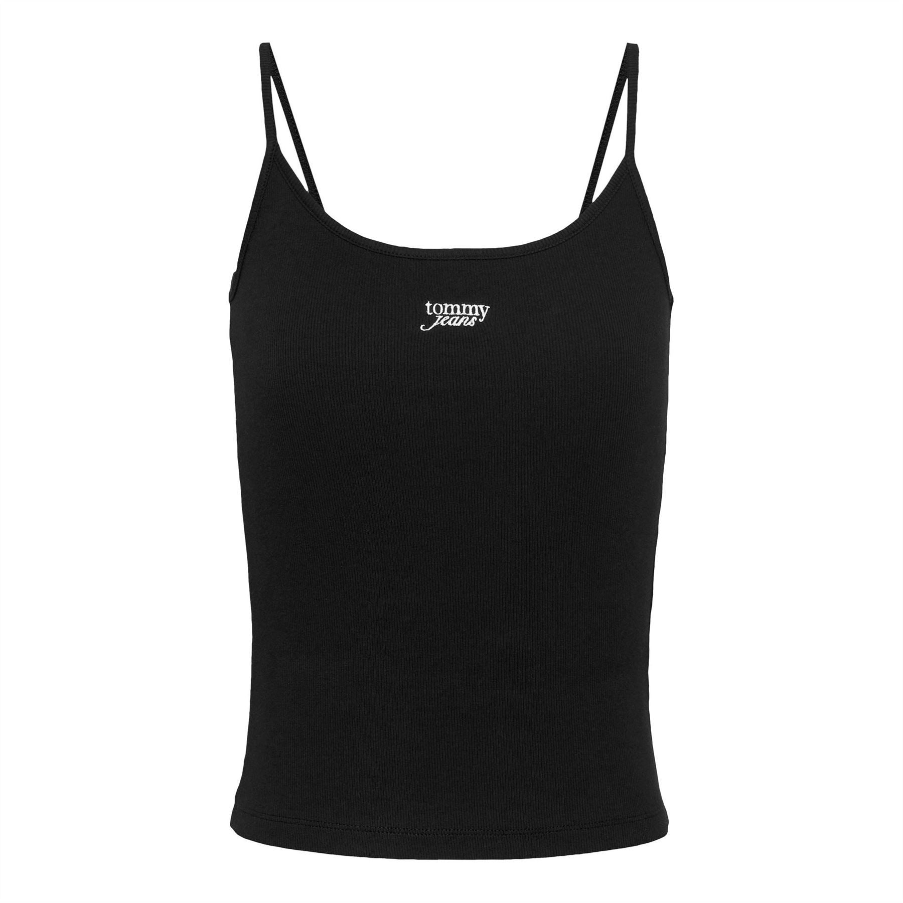 Tommy Jeans Script Slim Fit Spaghetti Strap Tank