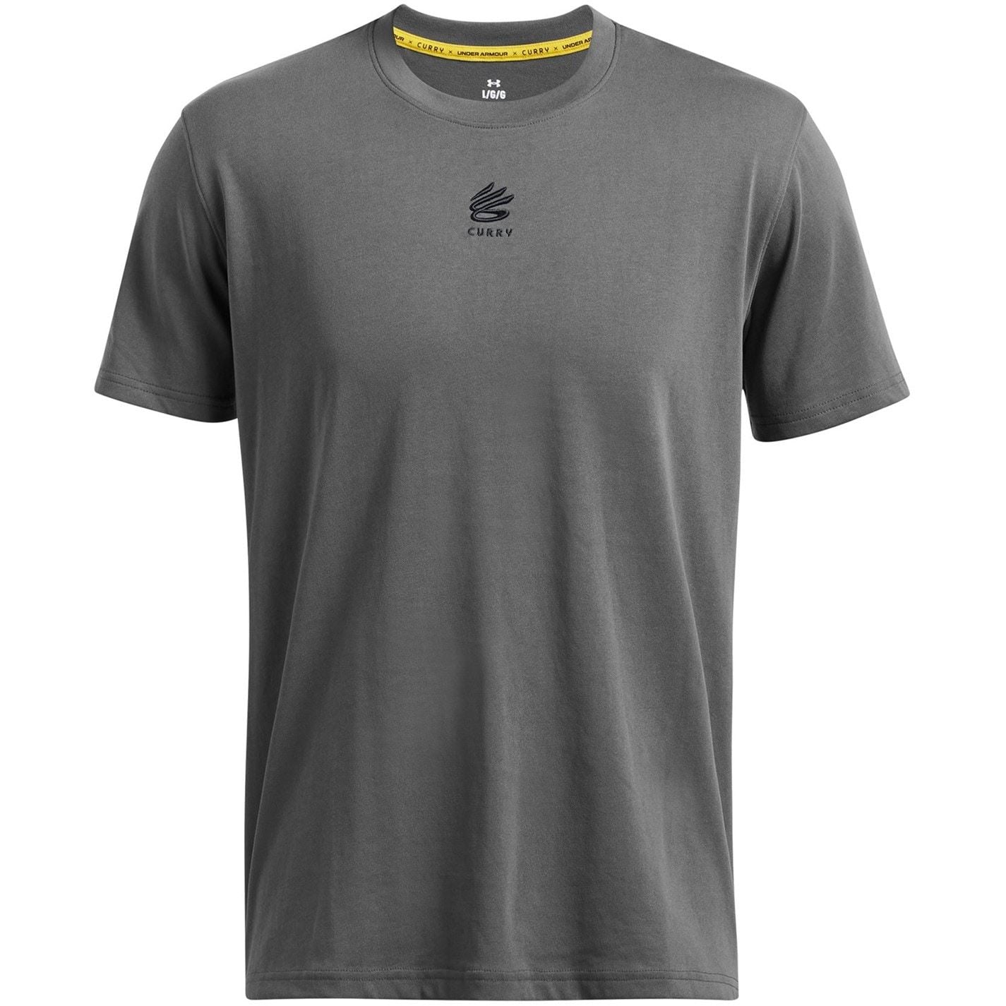 Under Armour Mens Curry Logo Heavyweight T-Shirt