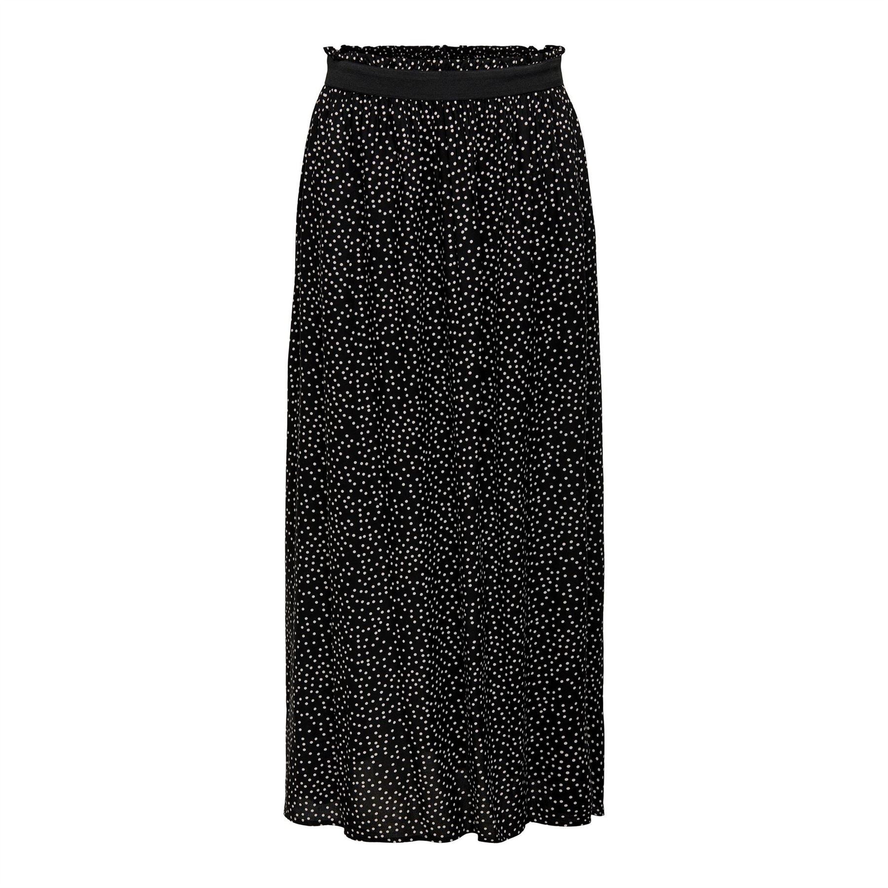 Only Maxi Polka Dot A-Line Skirt