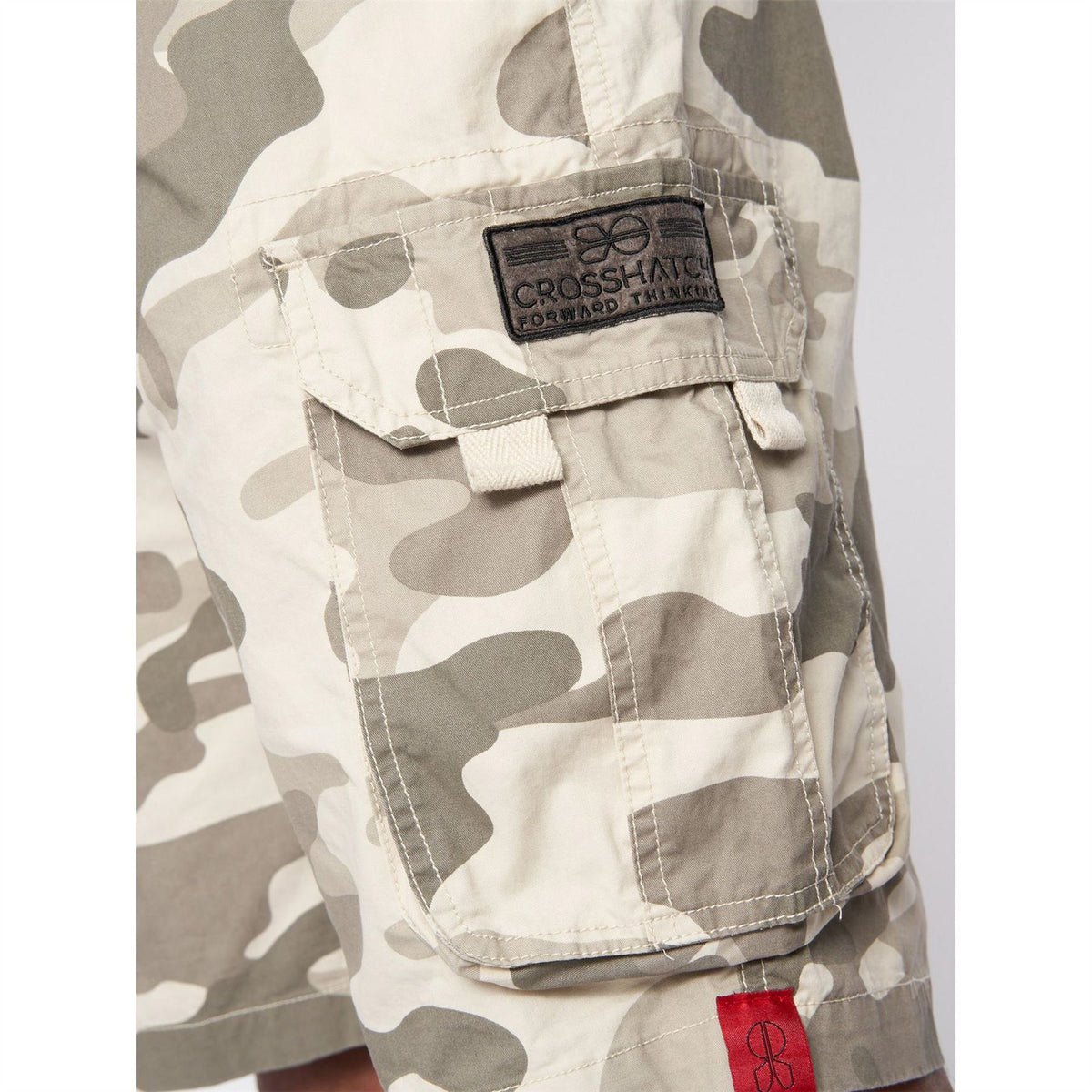 Crosshatch Watchford Camo Patterned Casual Shorts