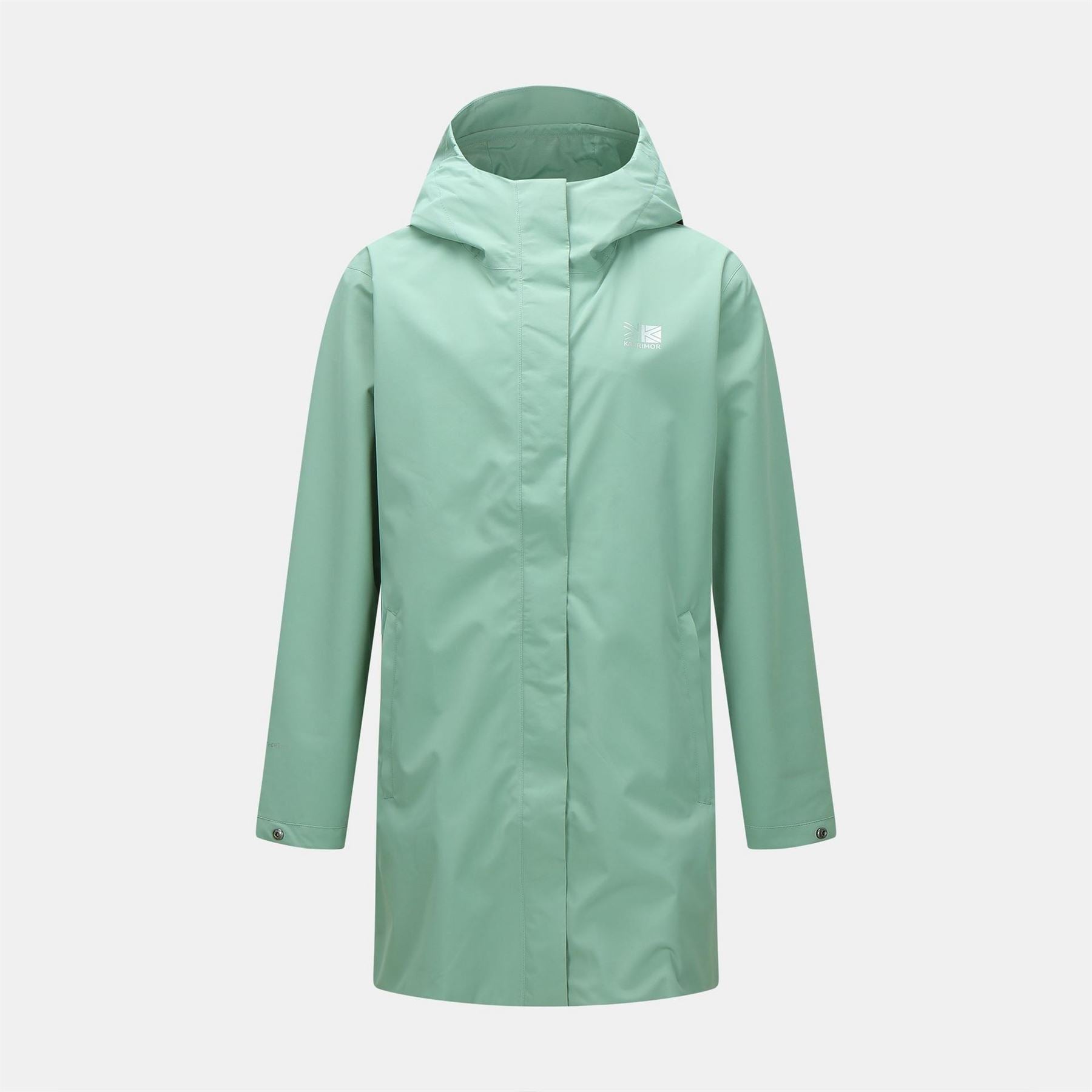Karrimor Lightweight Hooded Water And Wind Resistant Knee Length Waterproof Jacket