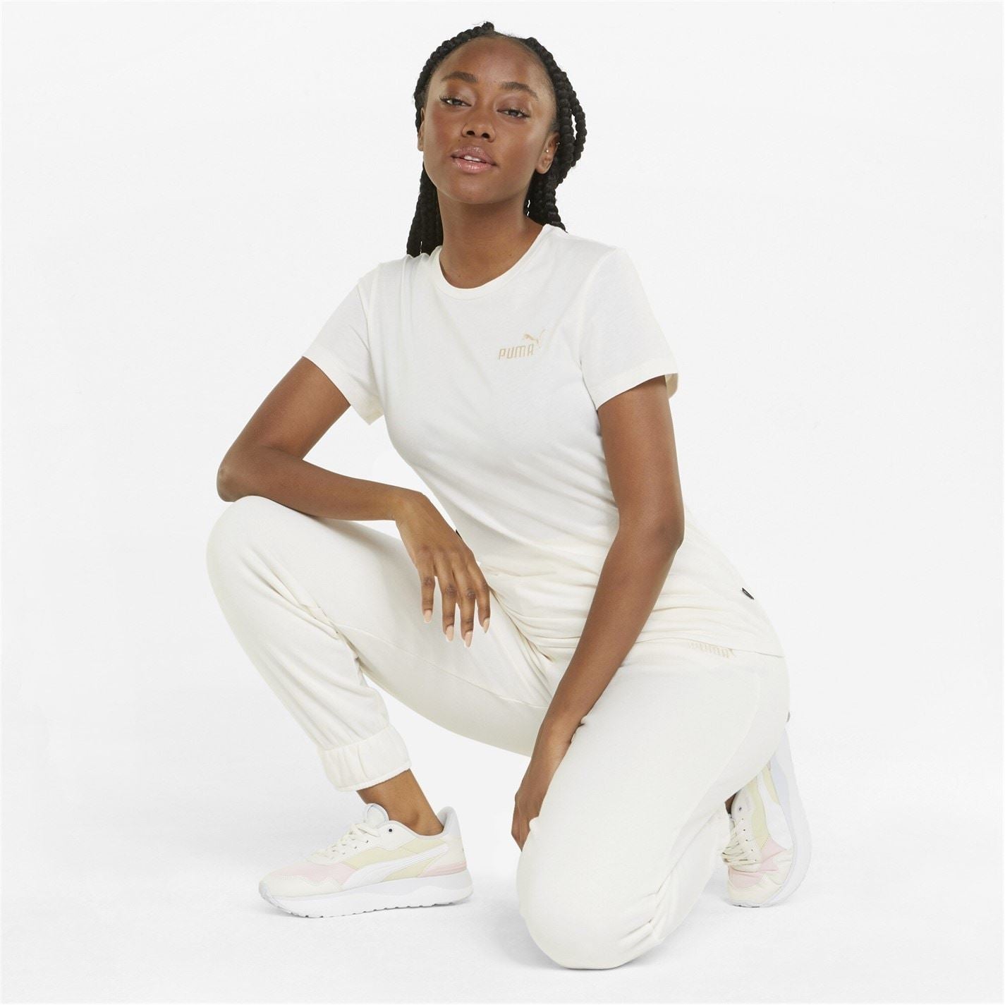 Puma Embroidery Crew Neck Regular Fit T-Shirt