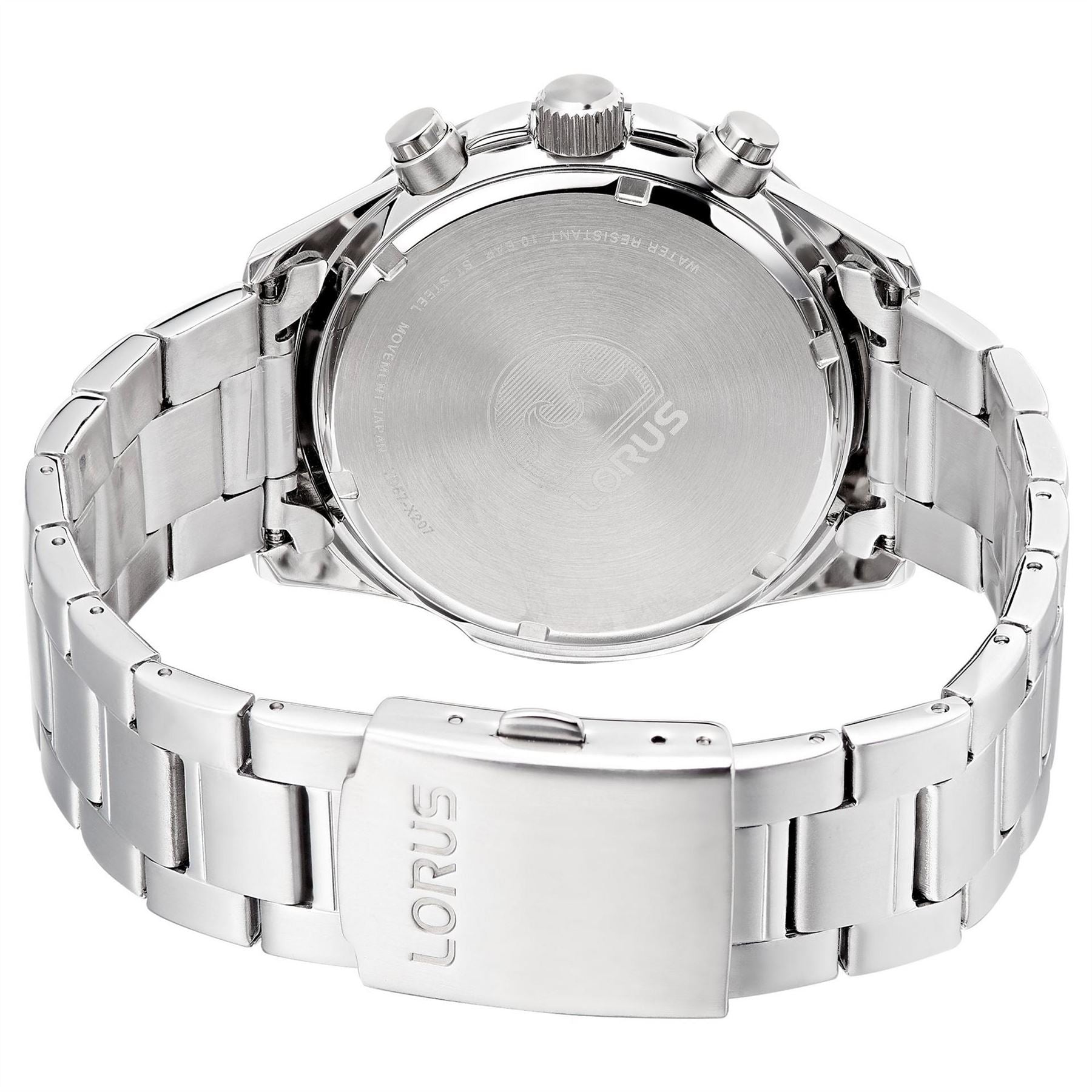 Lorus Chronograph Steel Bracelet Analogue Watch