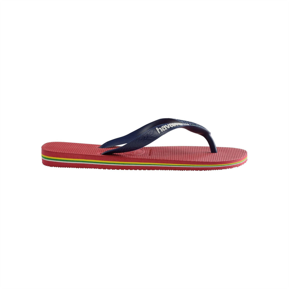 Havaianas Brasil Logo Rose Gum Flip Flops