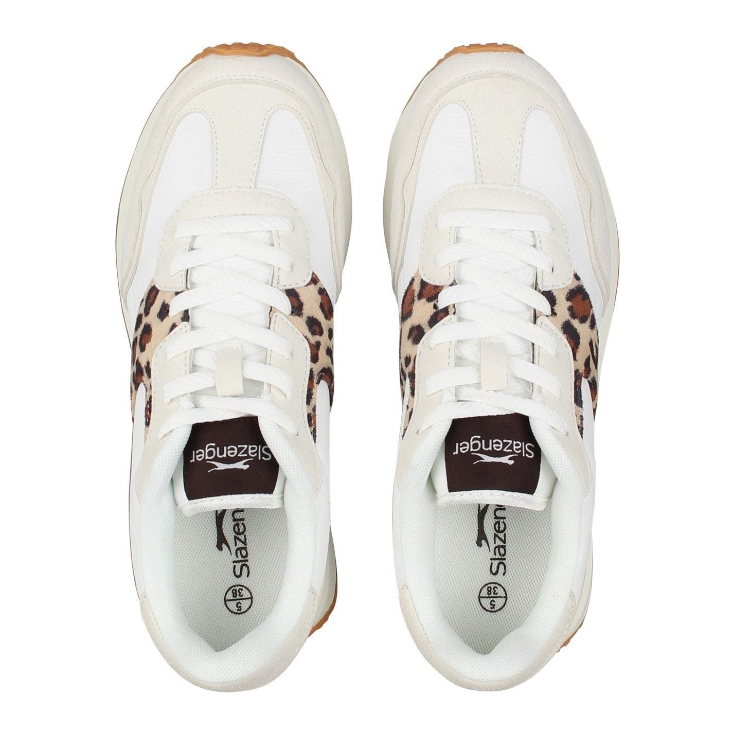 Slazenger Lyon Leopard Patterned Flat Trainers
