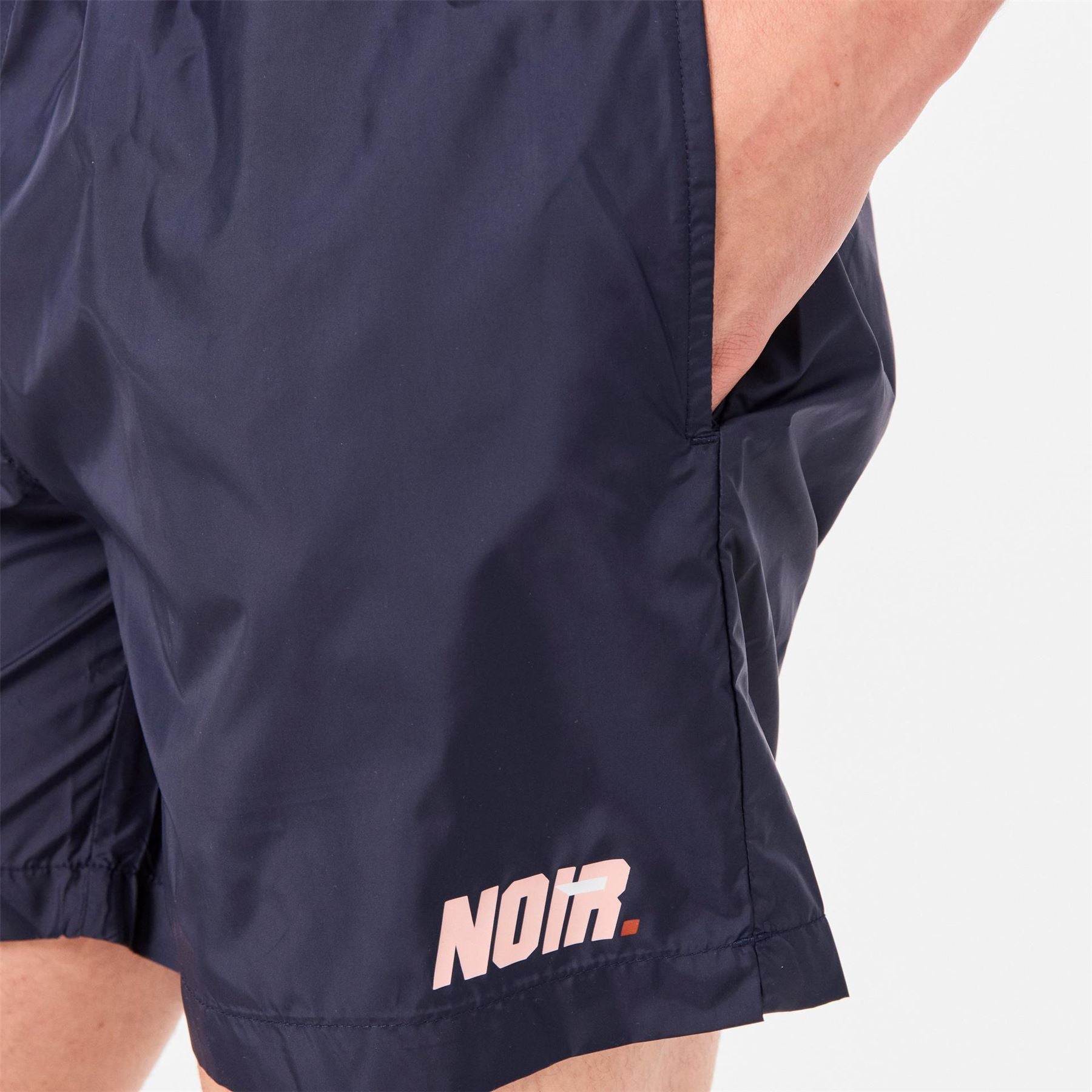 Societe Noir Relaxed Fit Swim Short with Lettering