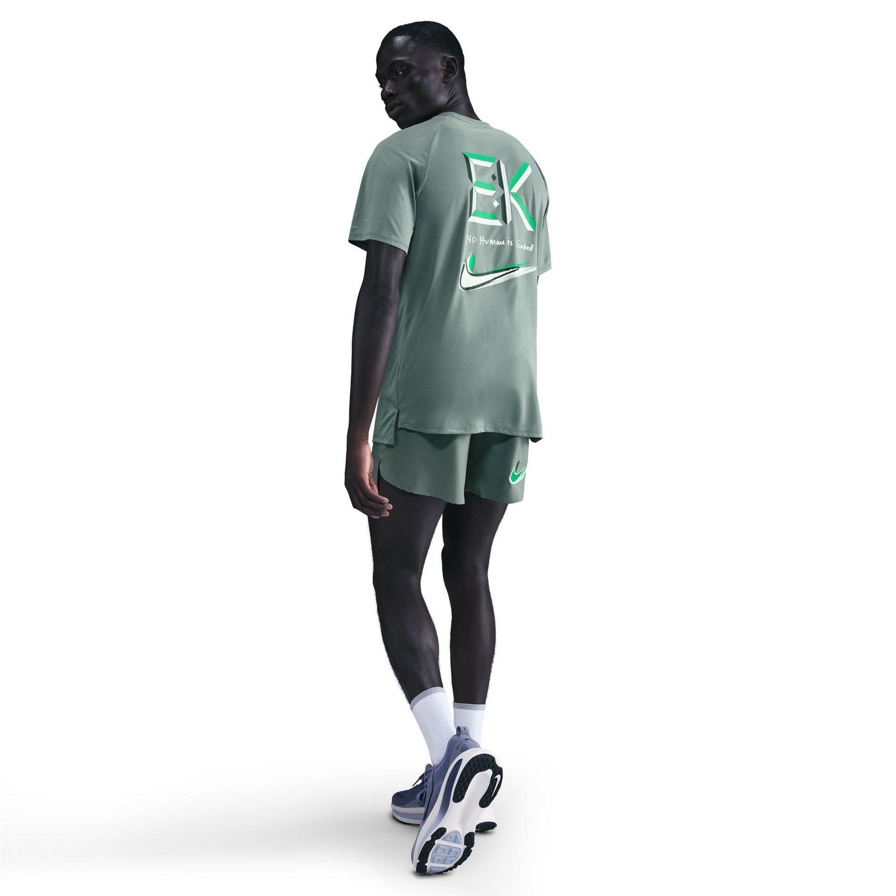 Nike Stride Crew Neck Raglan Sleeve Jersey T-Shirt