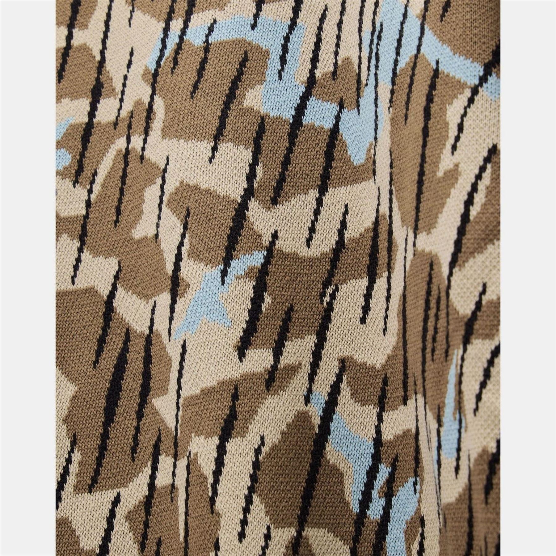 Weekend Offender Difranco Camo Knit Sweater