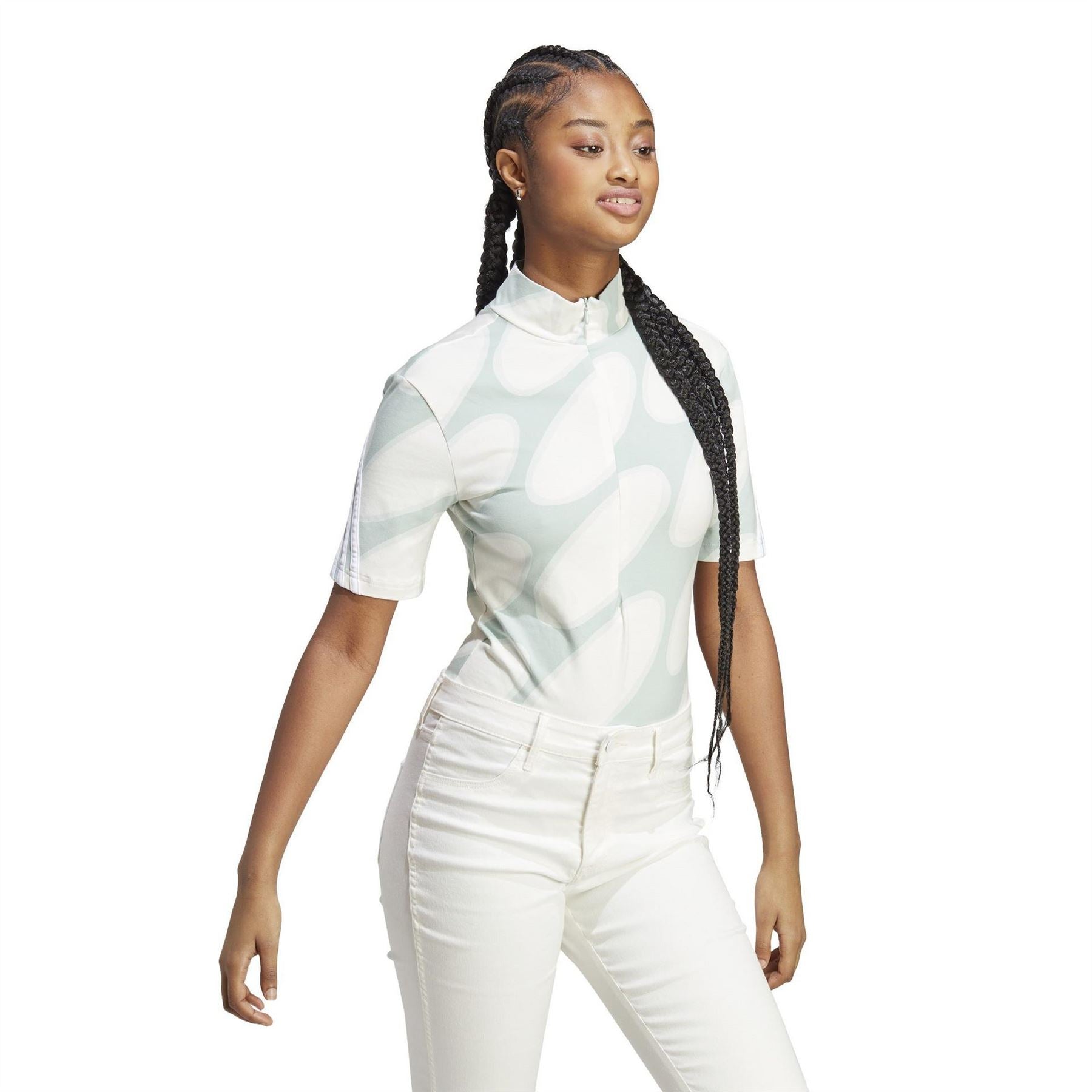 adidas Womens X Marimekko Future Icons Three Stripes Bodysuit