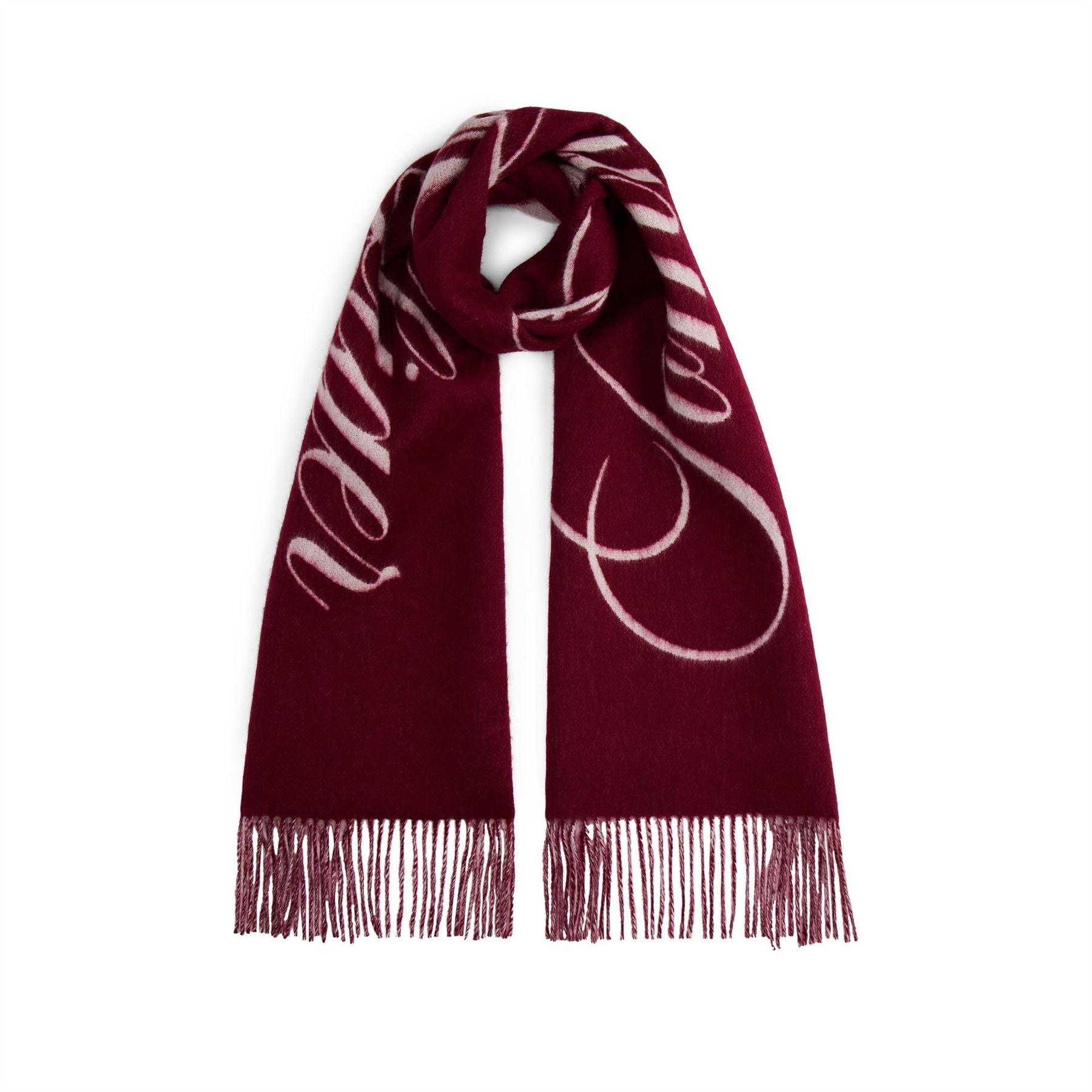 Tommy Hilfiger Oblong Logo Print Scarf with Logo