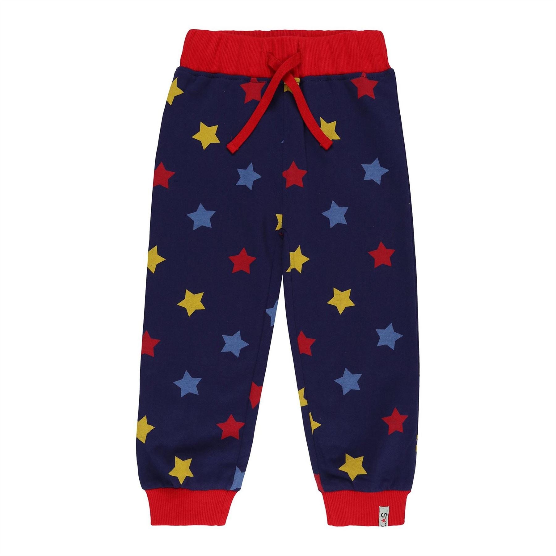 Lilly and Sid Las Stars Closed Hem Fleece Joggers