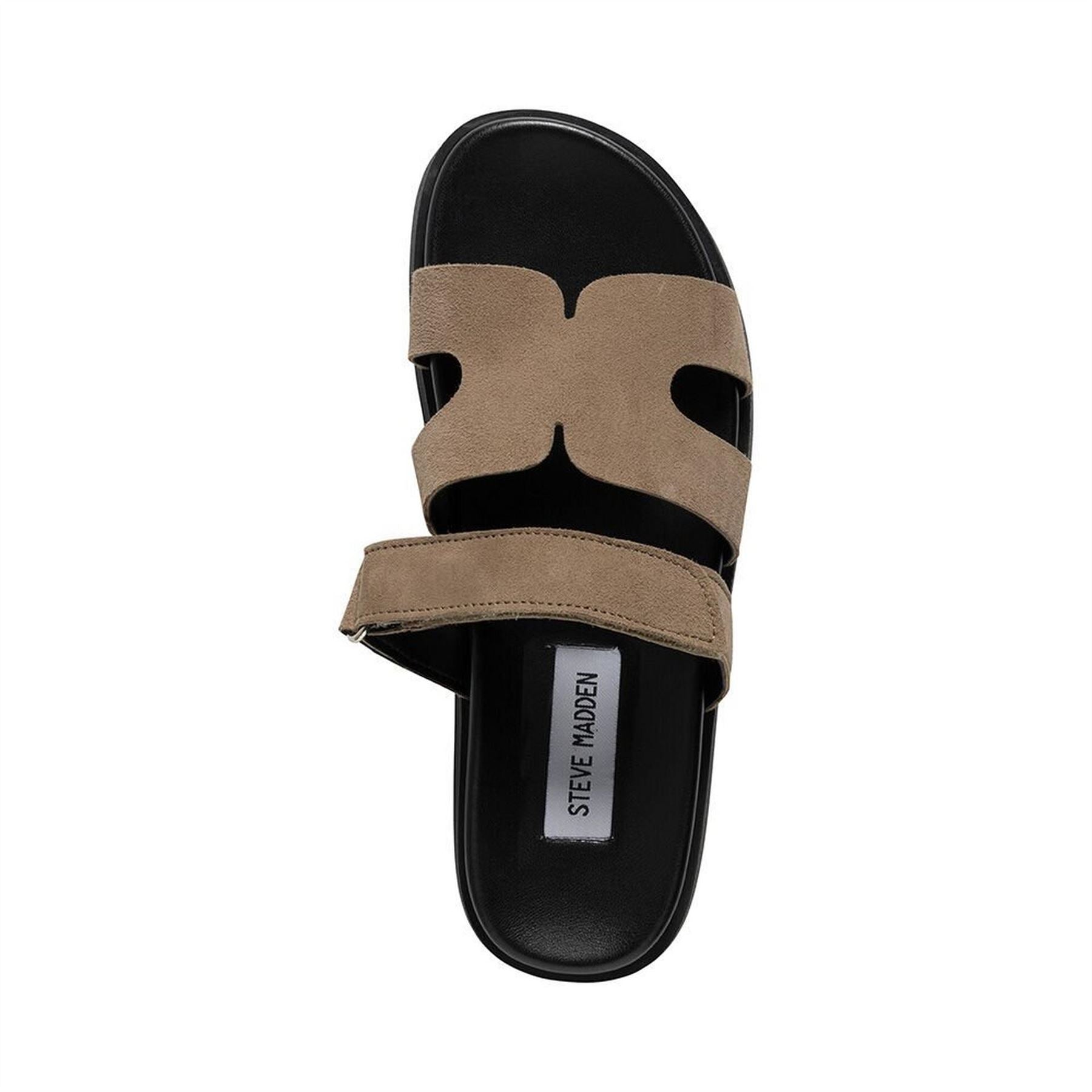 Steve Madden Textured Open Toe Slide Sandals