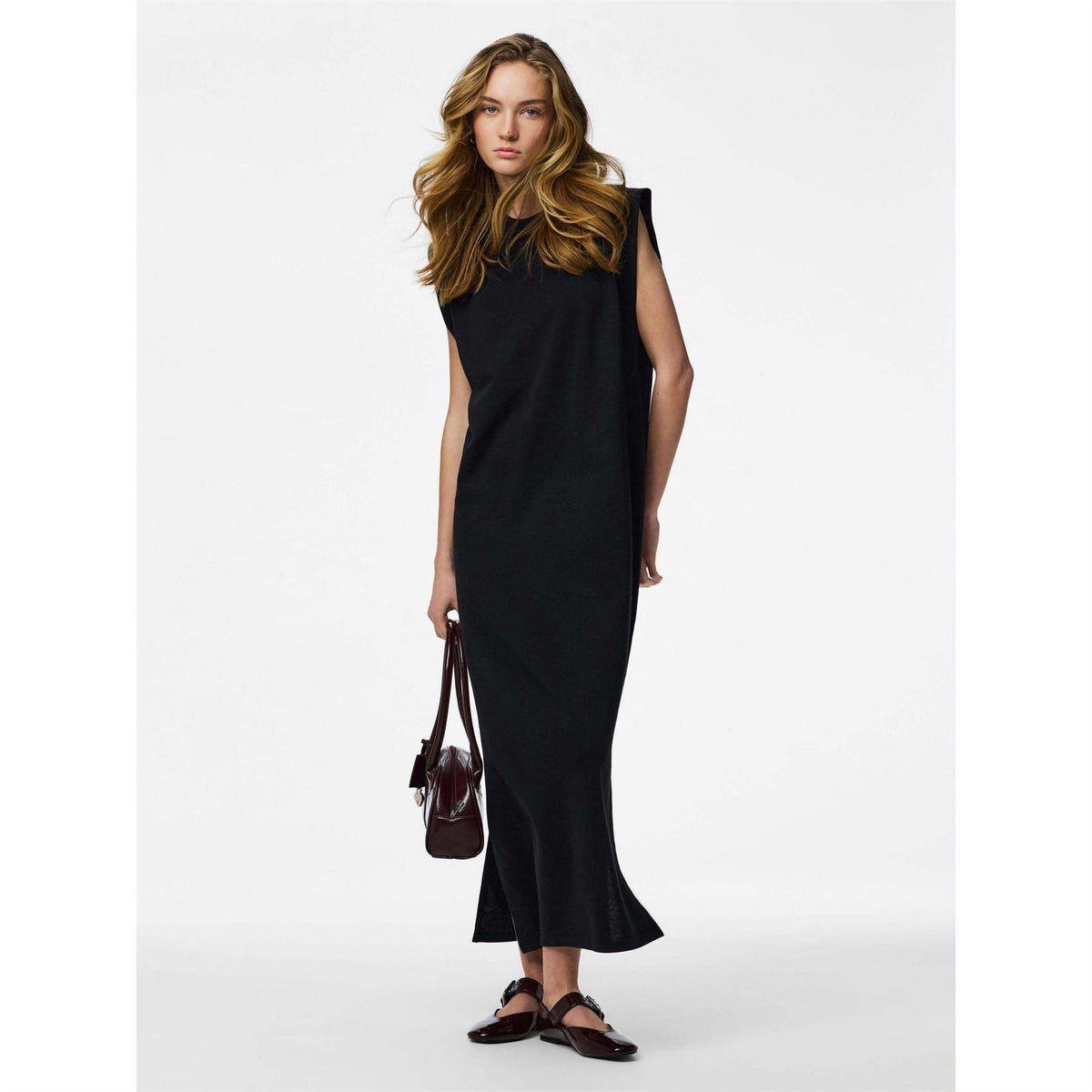 Pieces Chilli Crew Neck Maxi Tank Dress