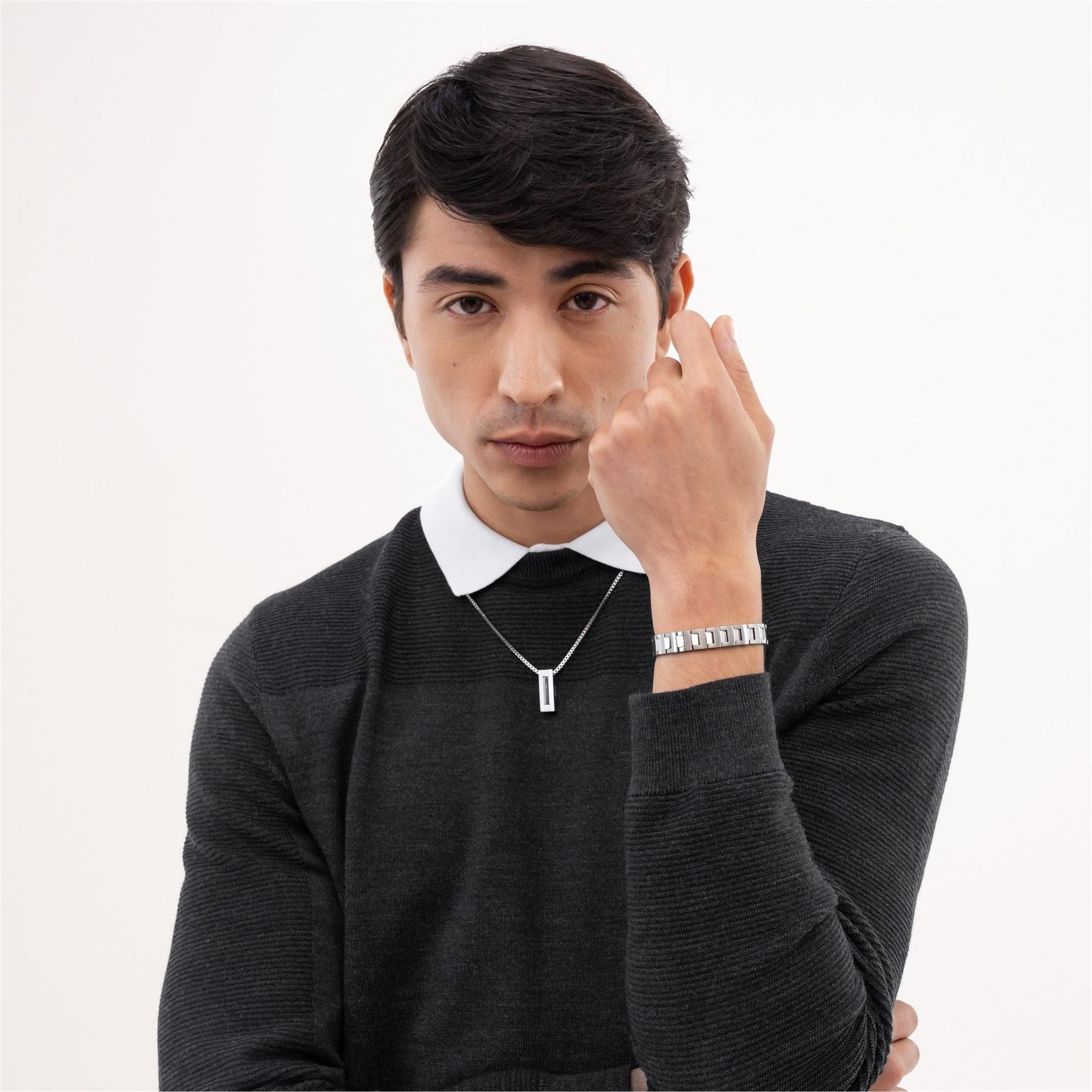 Boss Stainless Steel Candor Necklace