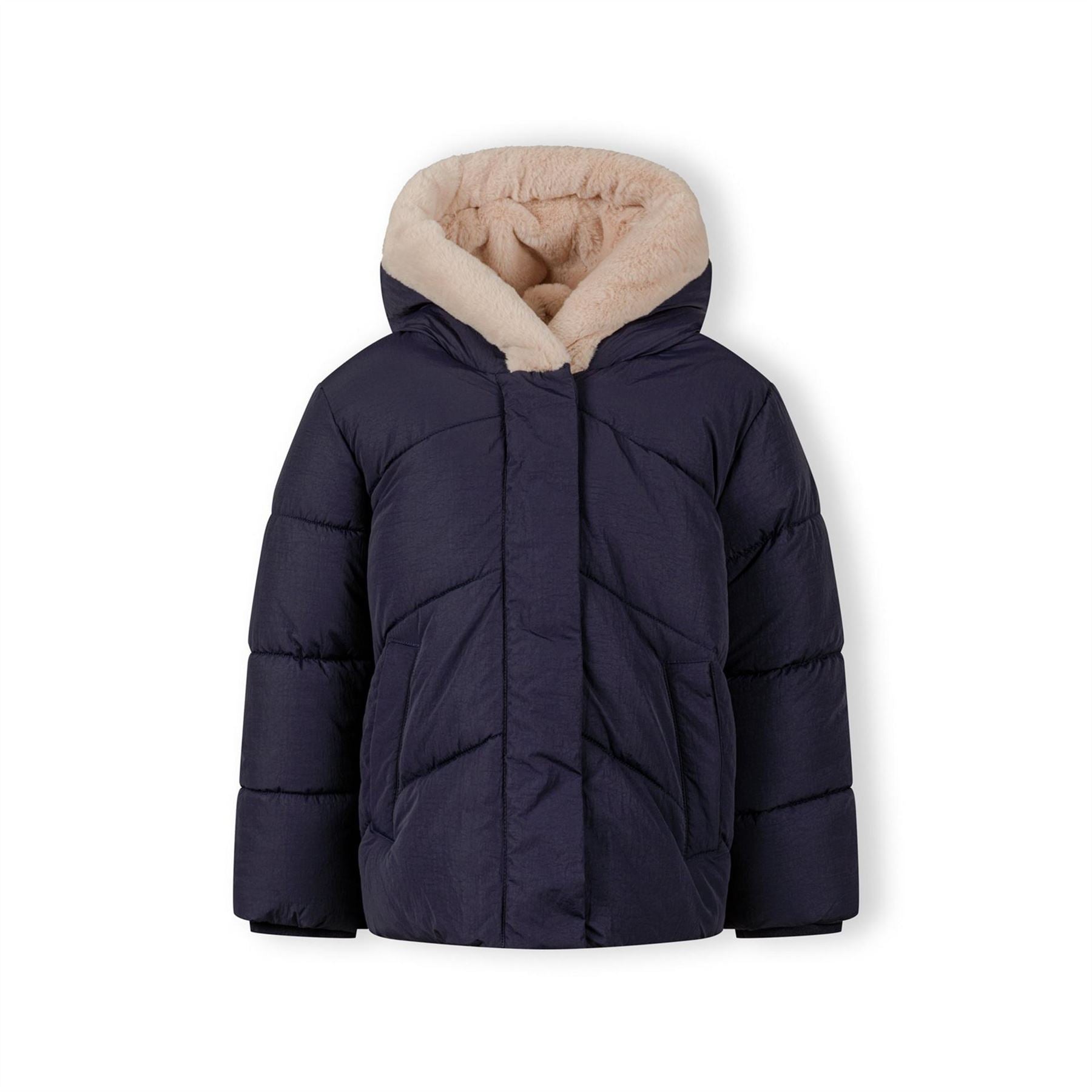 Minoti Girls Warm Padded Jacket Navy