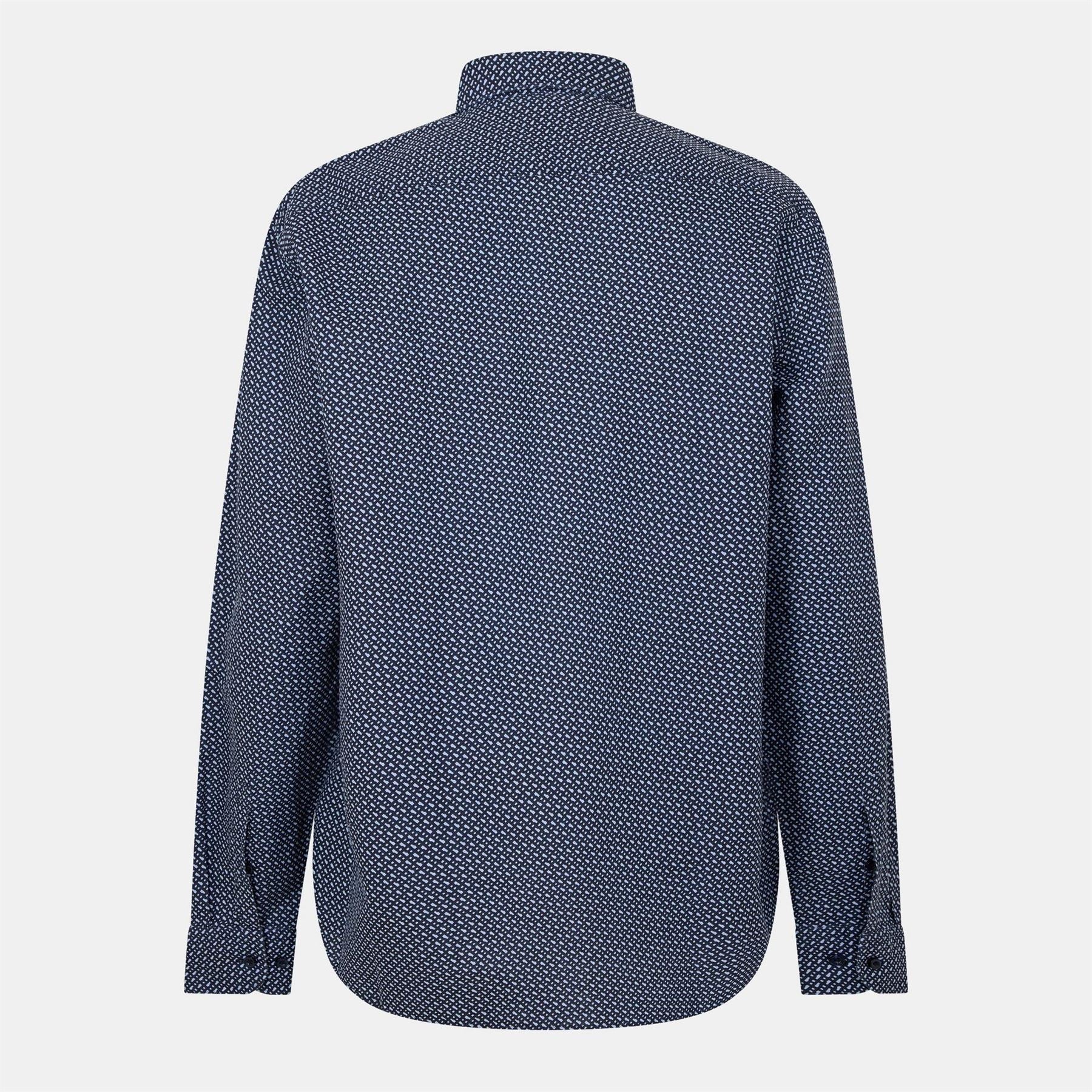 Boss Hbb Chal Kent Patterned Short Sleeve Shirt