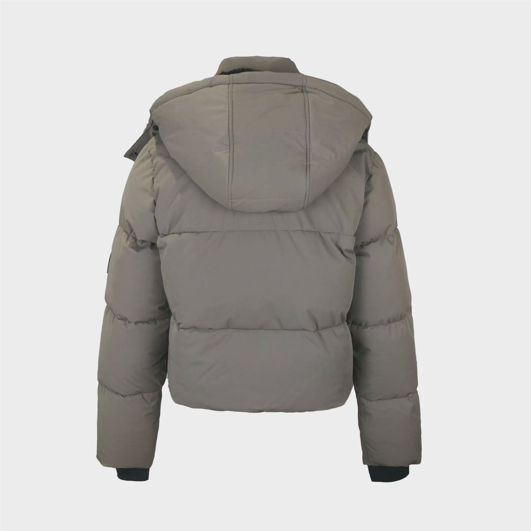 Jack Wills Cropped Puffer Waterproof Windproof Hooded Ski Jacket