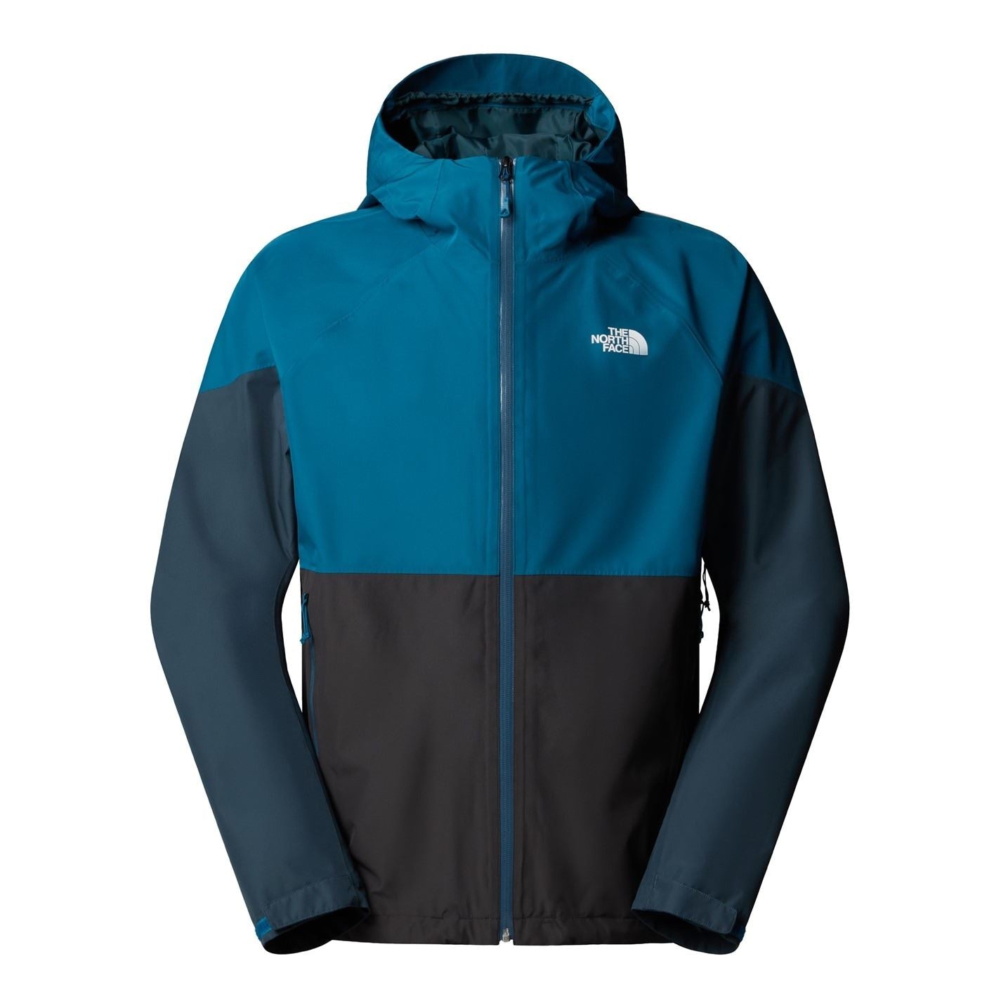 The North Face Hooded Neck Lightning Color Block Rain Jacket