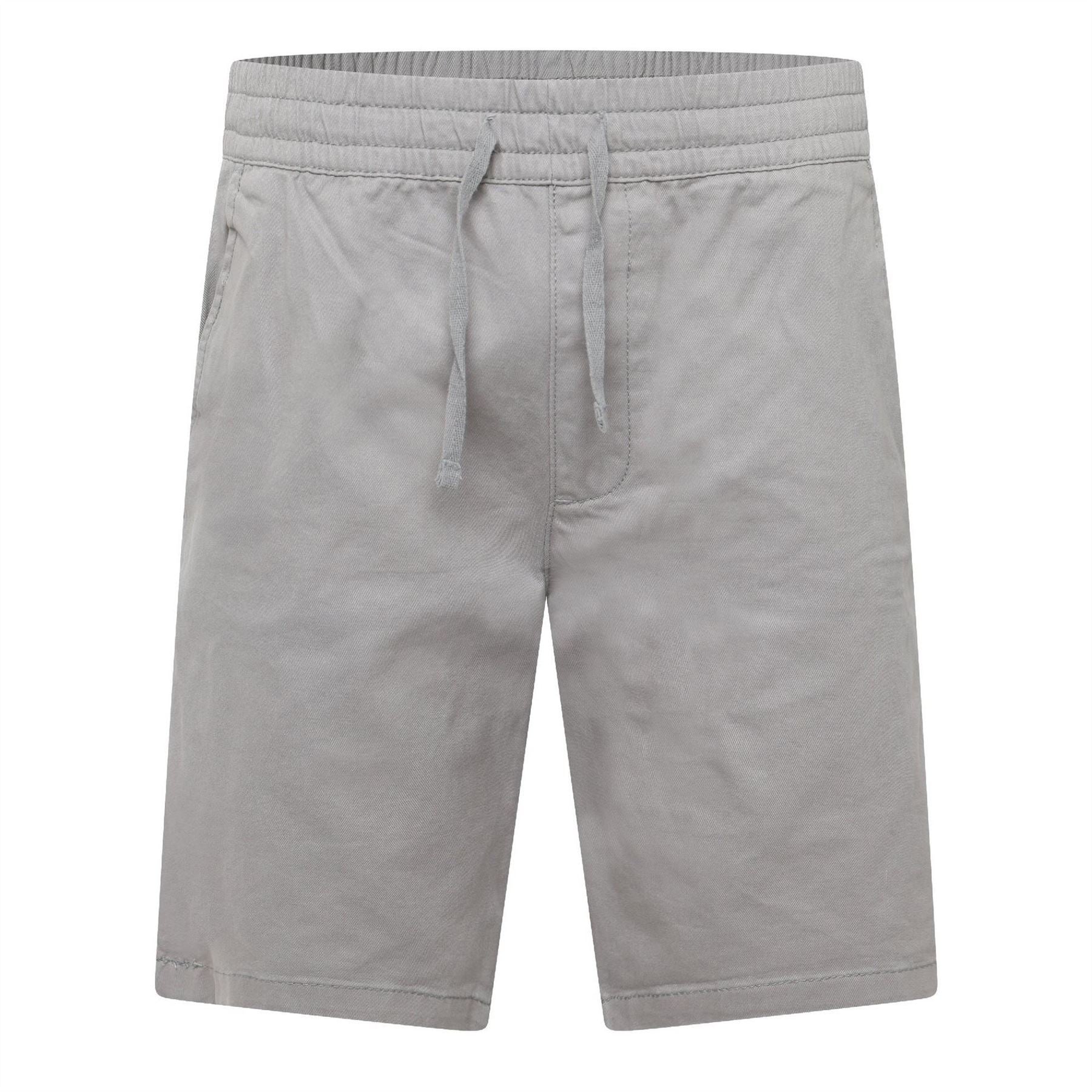 Crosshatch Blansmoore Solid Bermuda Shorts with Elasticated Waistband