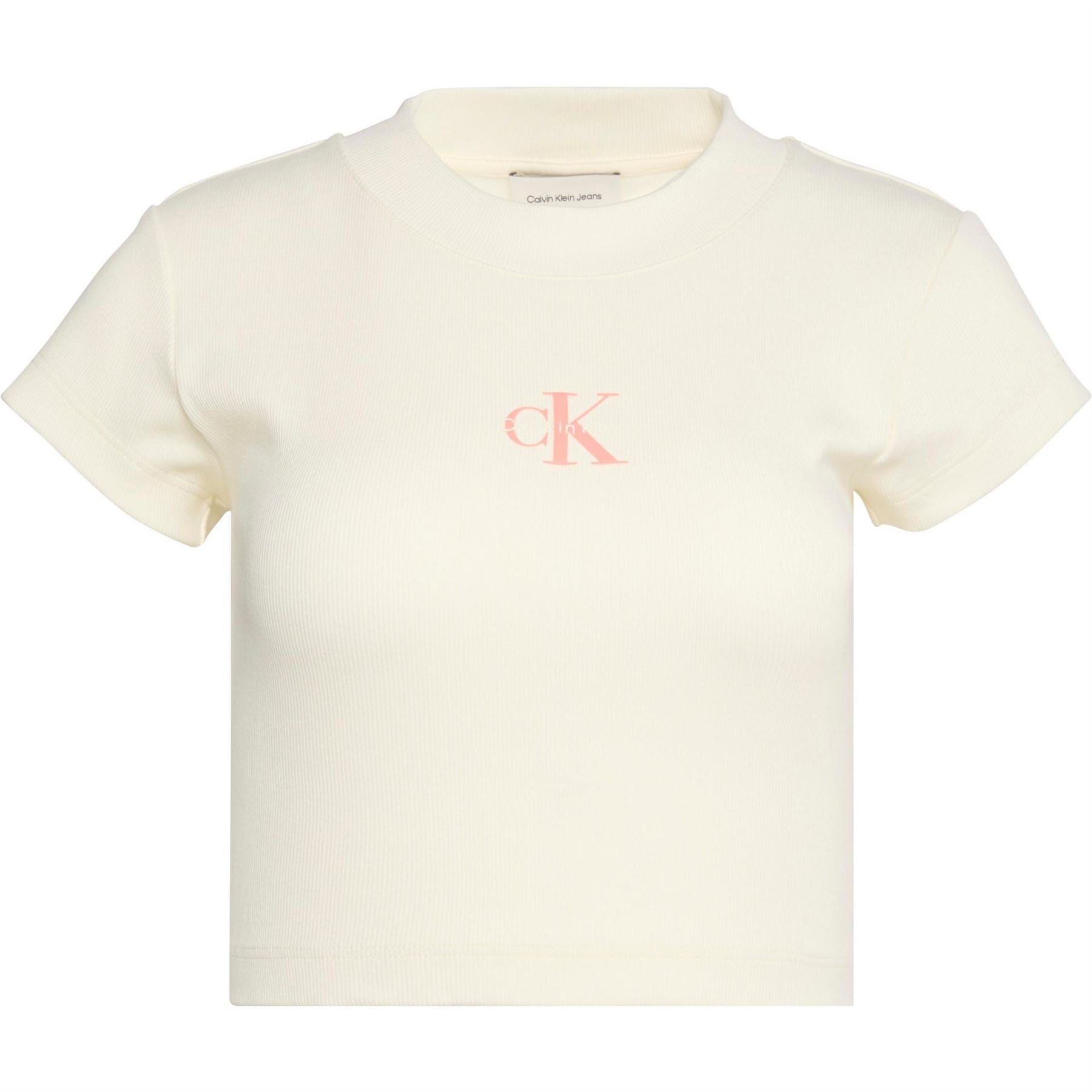Calvin Klein Jeans Rib Cropped T-Shirt