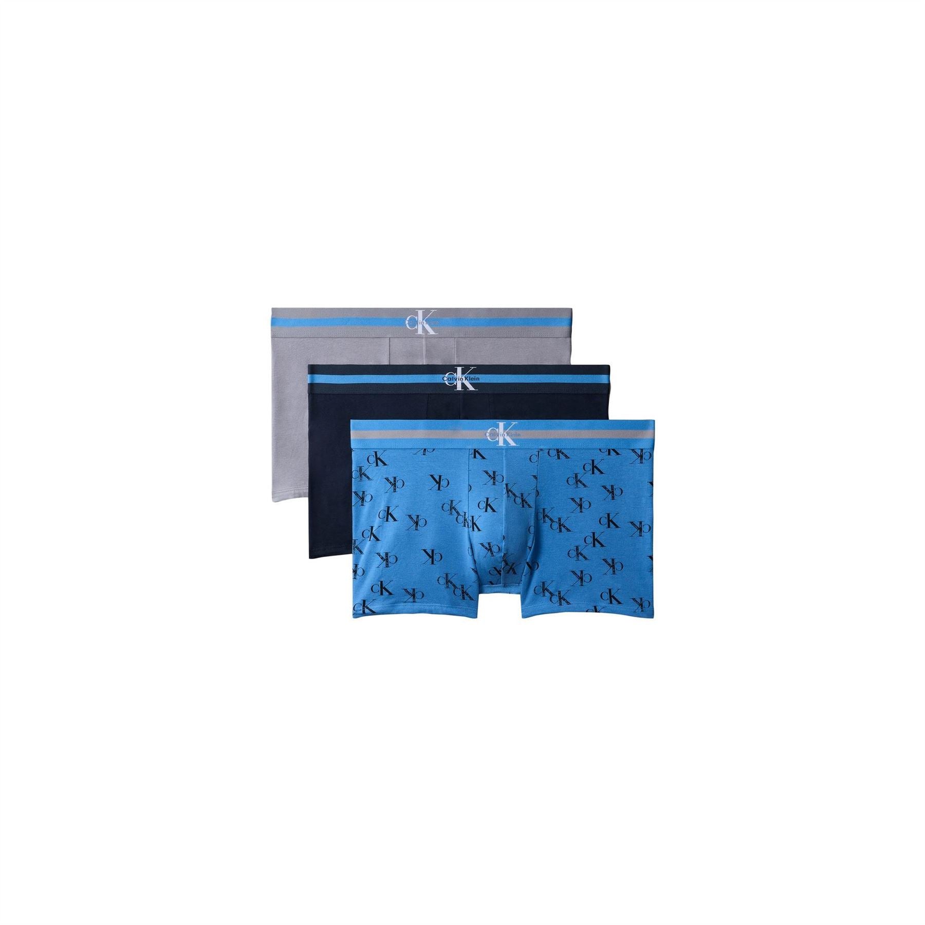 Calvin Klein Mono Cotton Low Rise Trunks 3 Pack