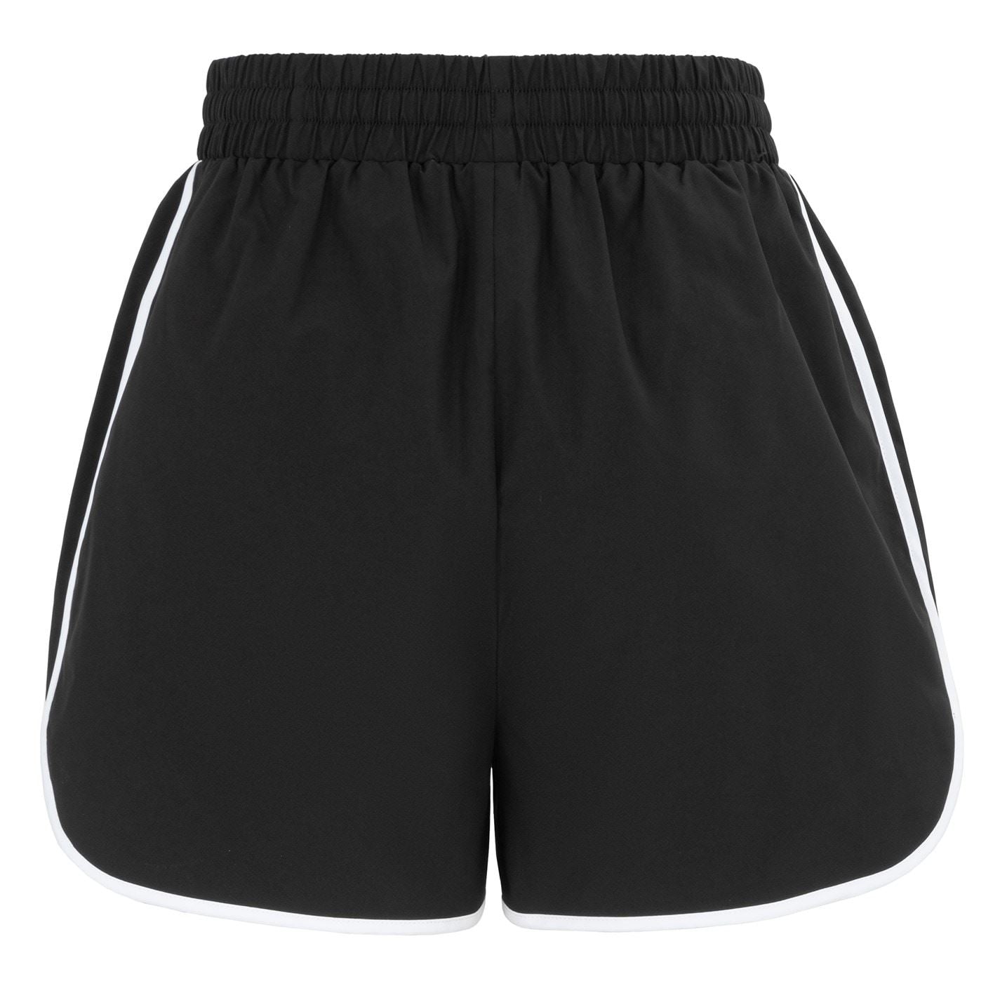 Slazenger Piping Athletic Shorts with Curved Hem