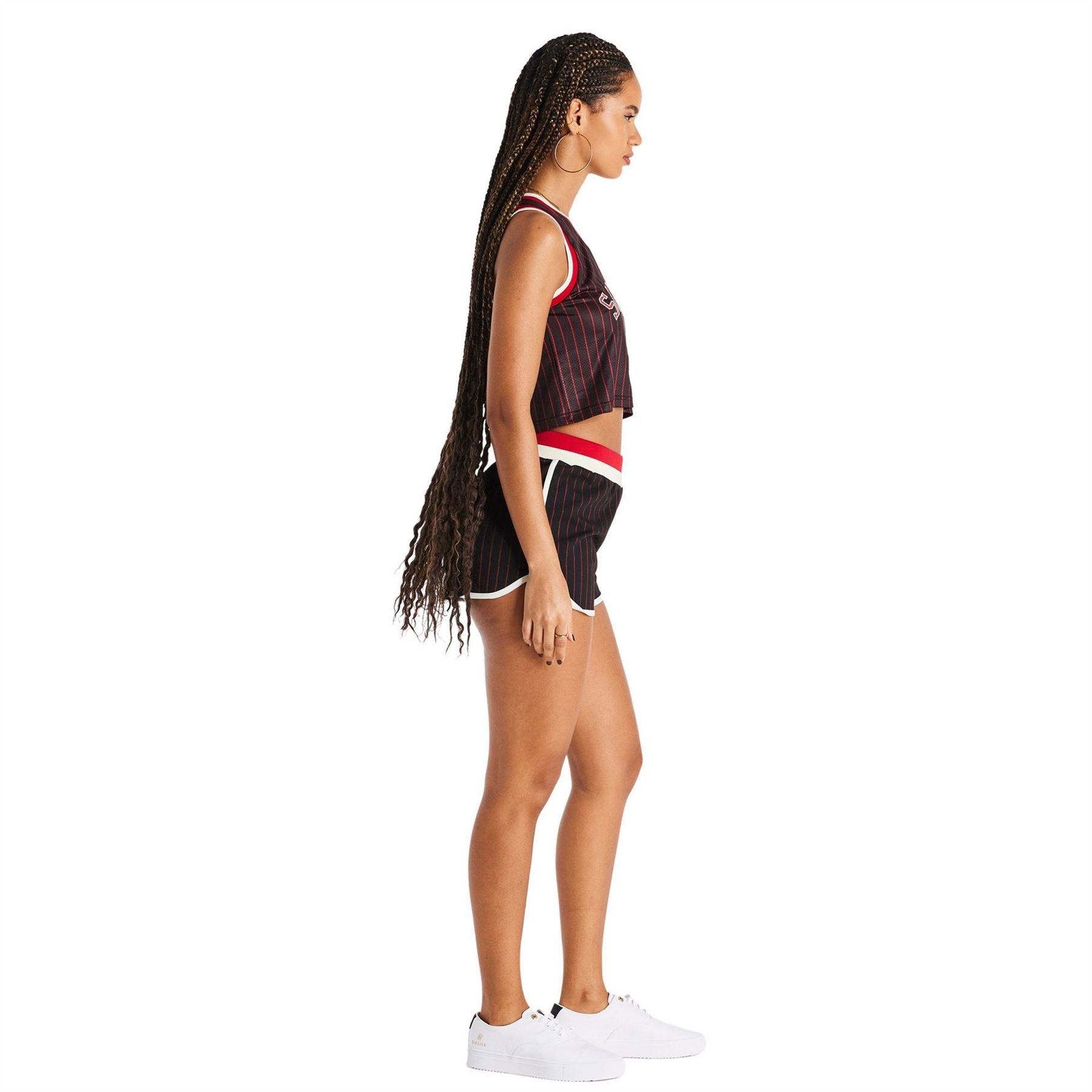 SikSilk Baseball Cropped Top