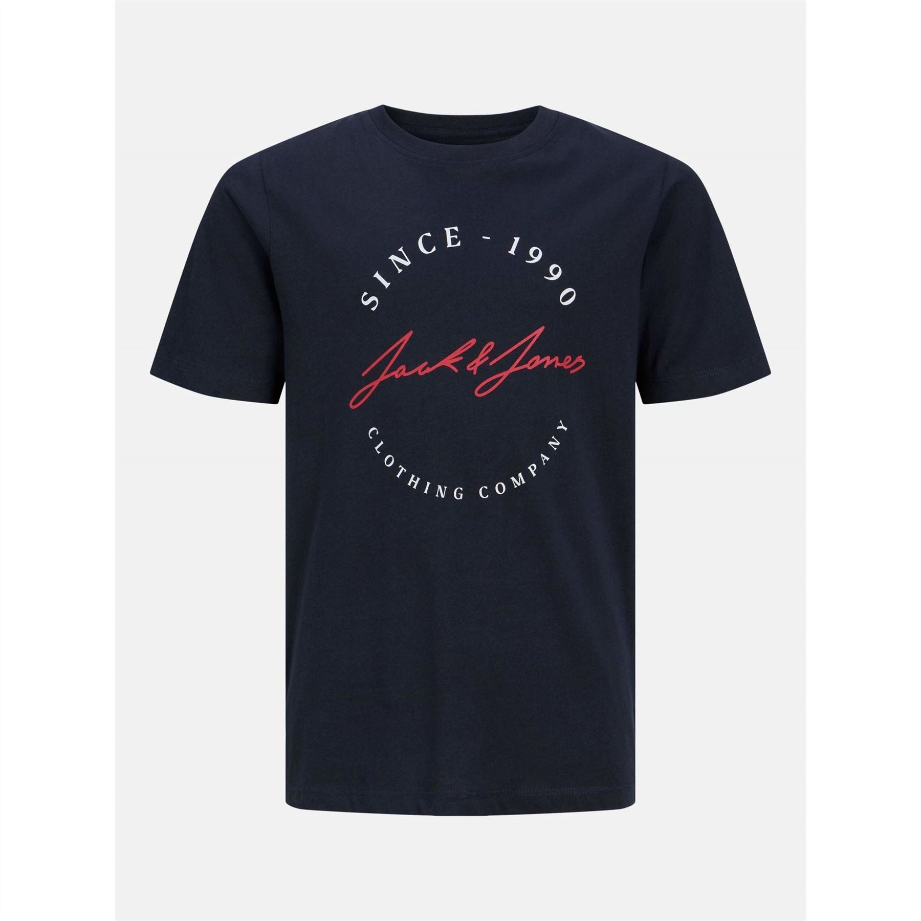 Jack and Jones 3 Pack Crew Neck Short Sleeve T-Shirt