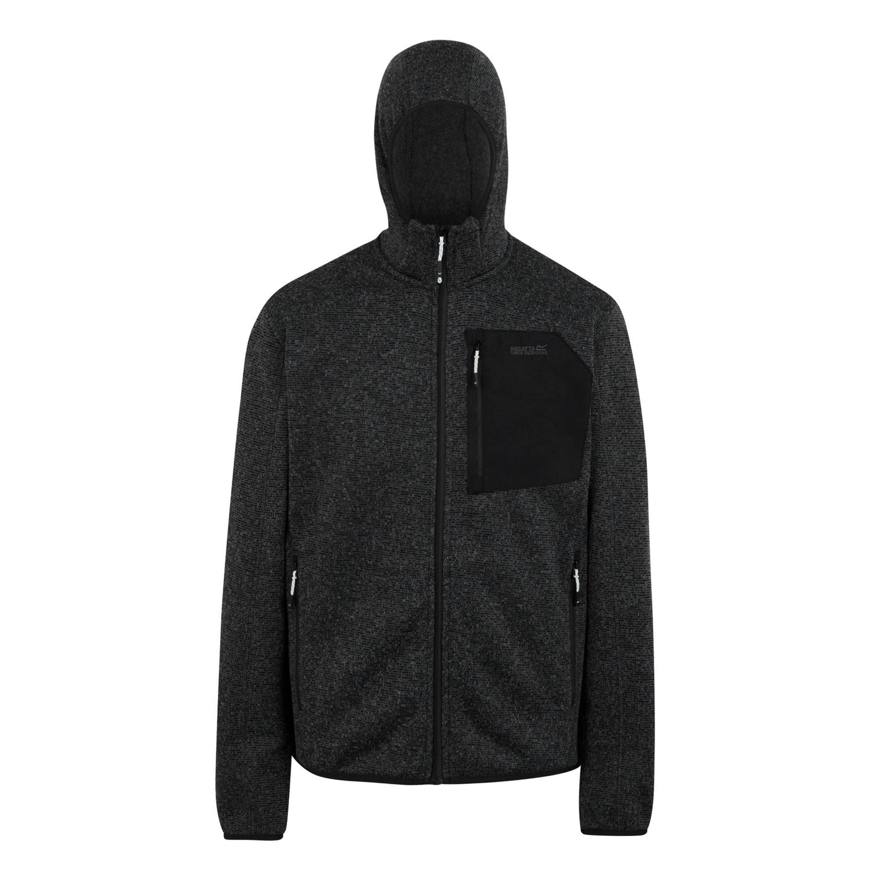 Regatta Hooded Neck Textured Full Zipper Jacket