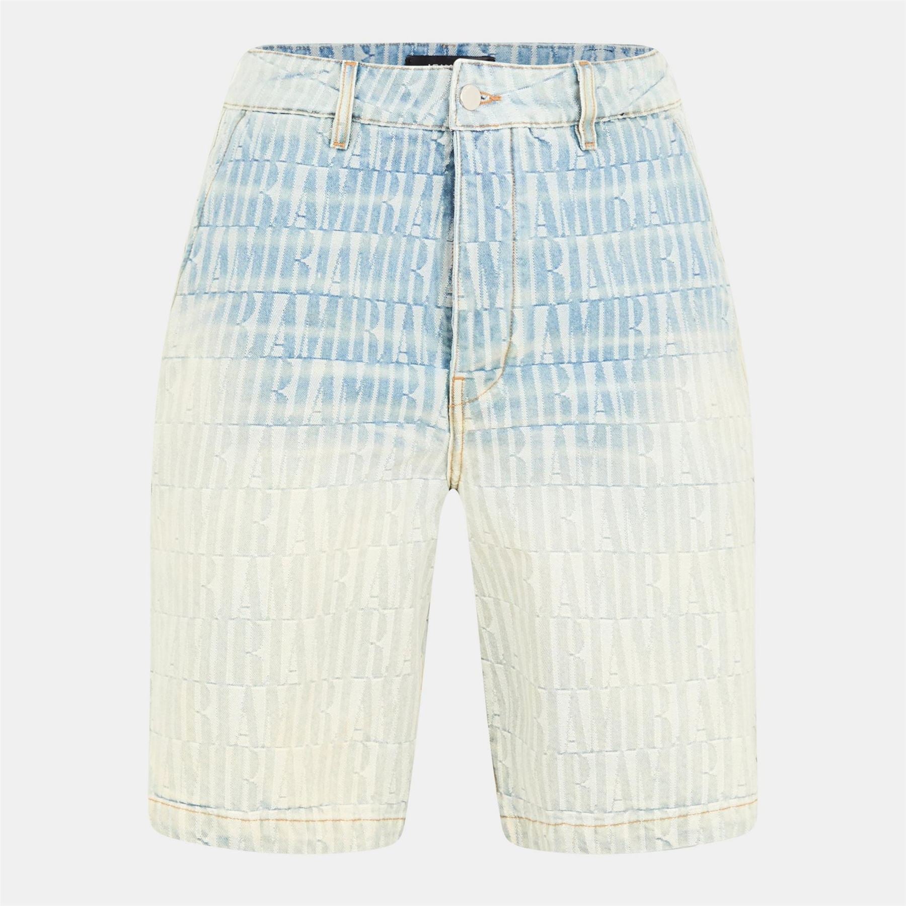 Amiri Jacquard Denim Shorts